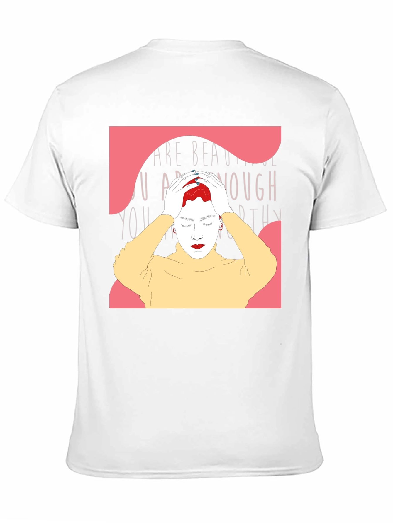 You Are Enough T-Shirt - Black Graphic Tee