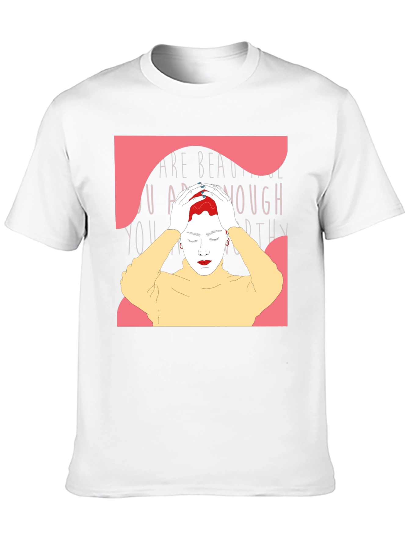 You Are Enough T-Shirt - Black Graphic Tee