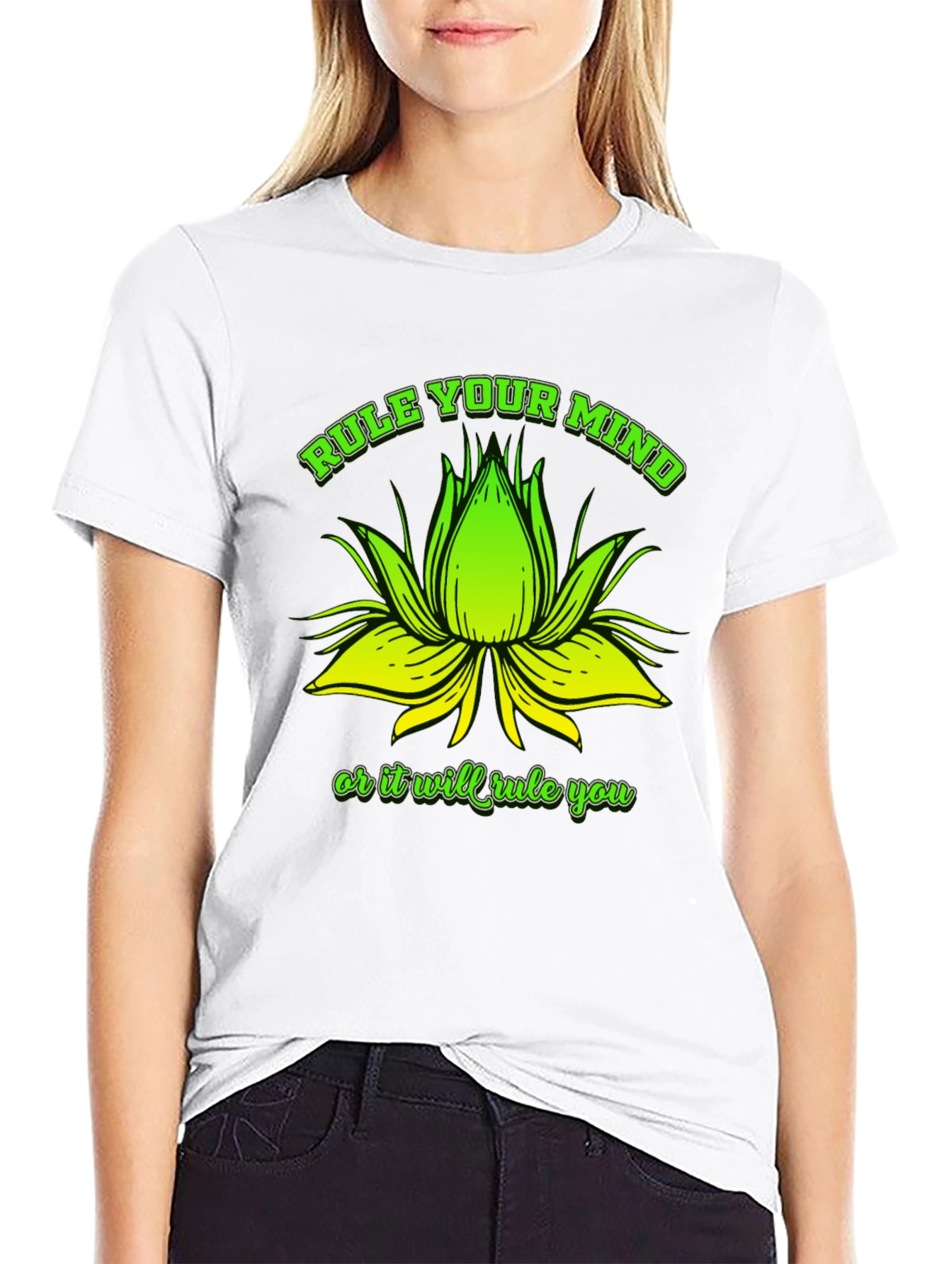 Rule Your Mind Black Graphic Tee