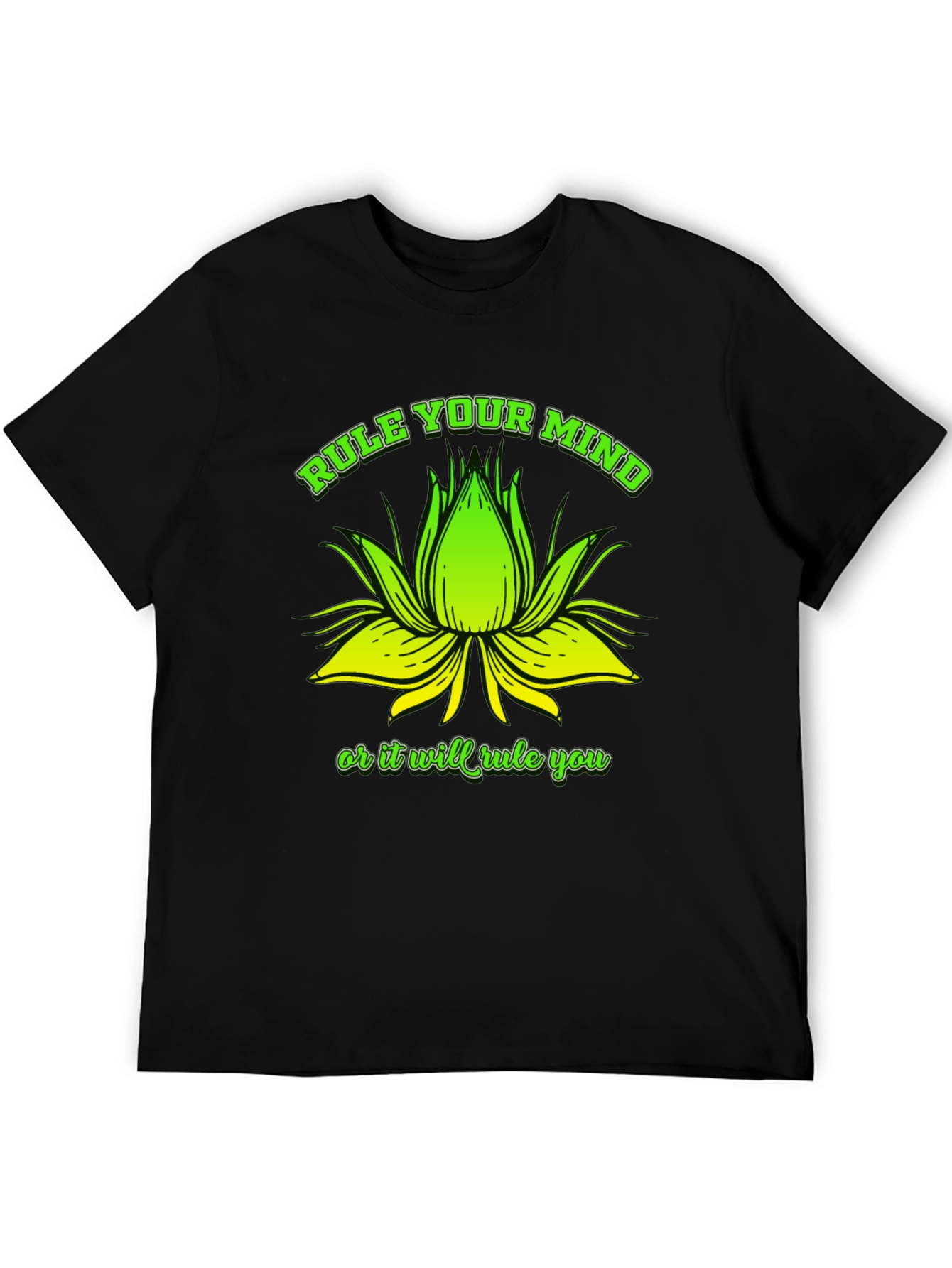 Rule Your Mind Black Graphic Tee