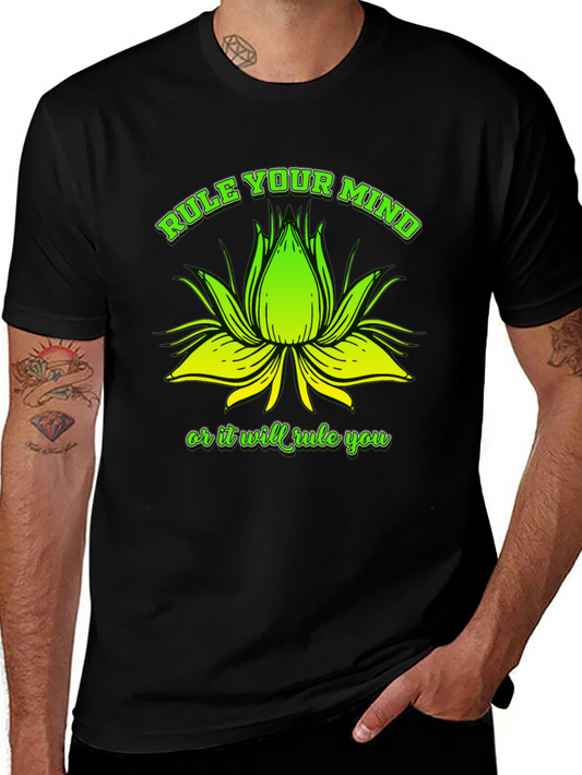 Rule Your Mind Black Graphic Tee