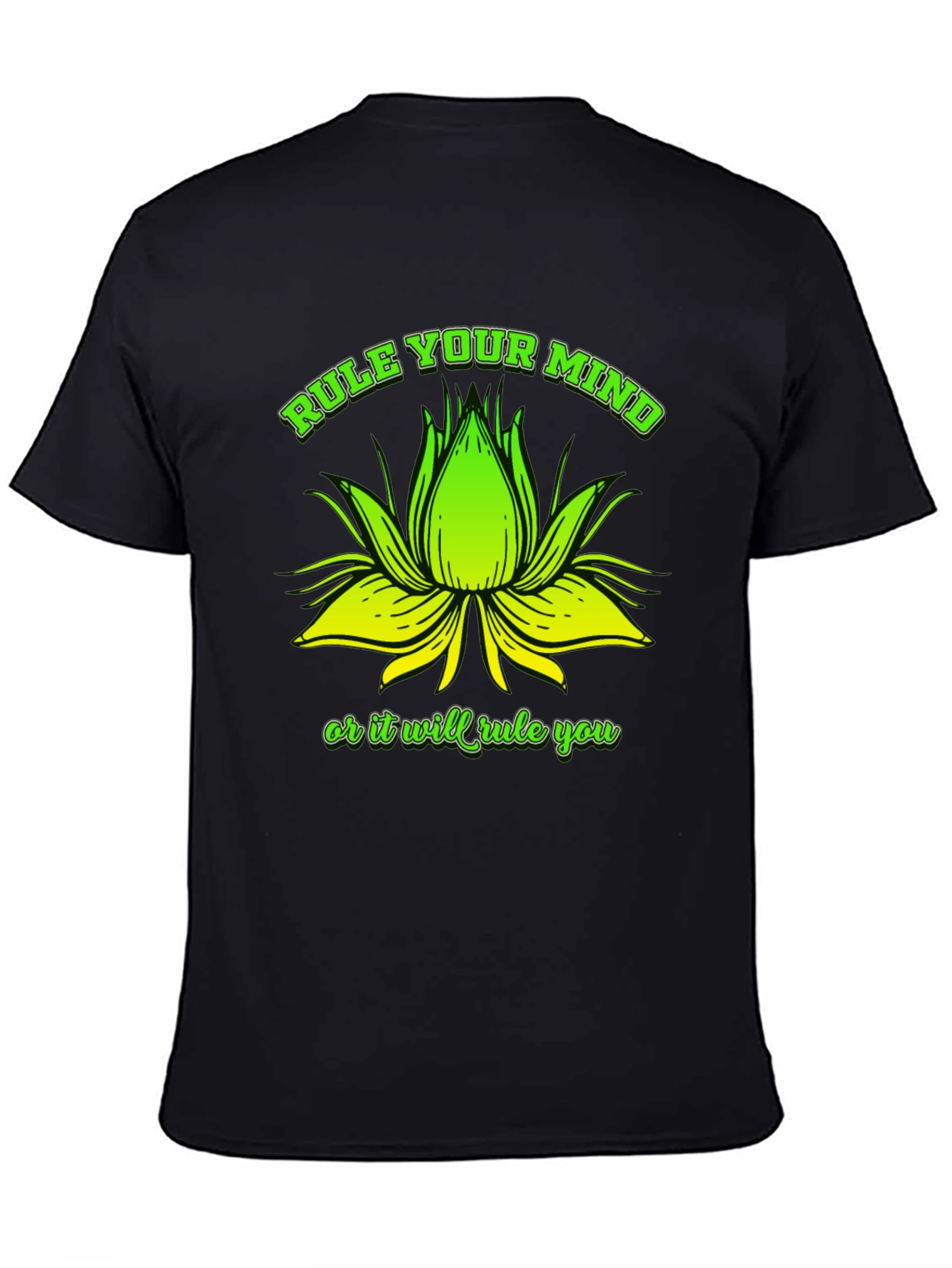 Rule Your Mind Black Graphic Tee