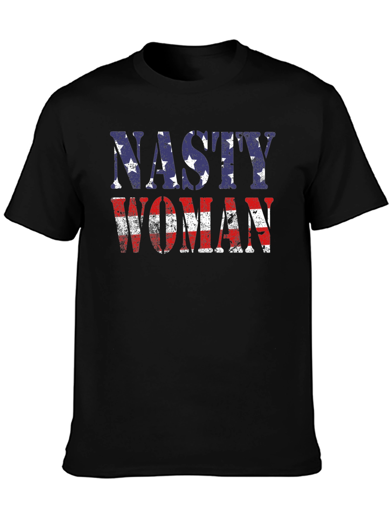 Nasty Woman USA Flag T-Shirt