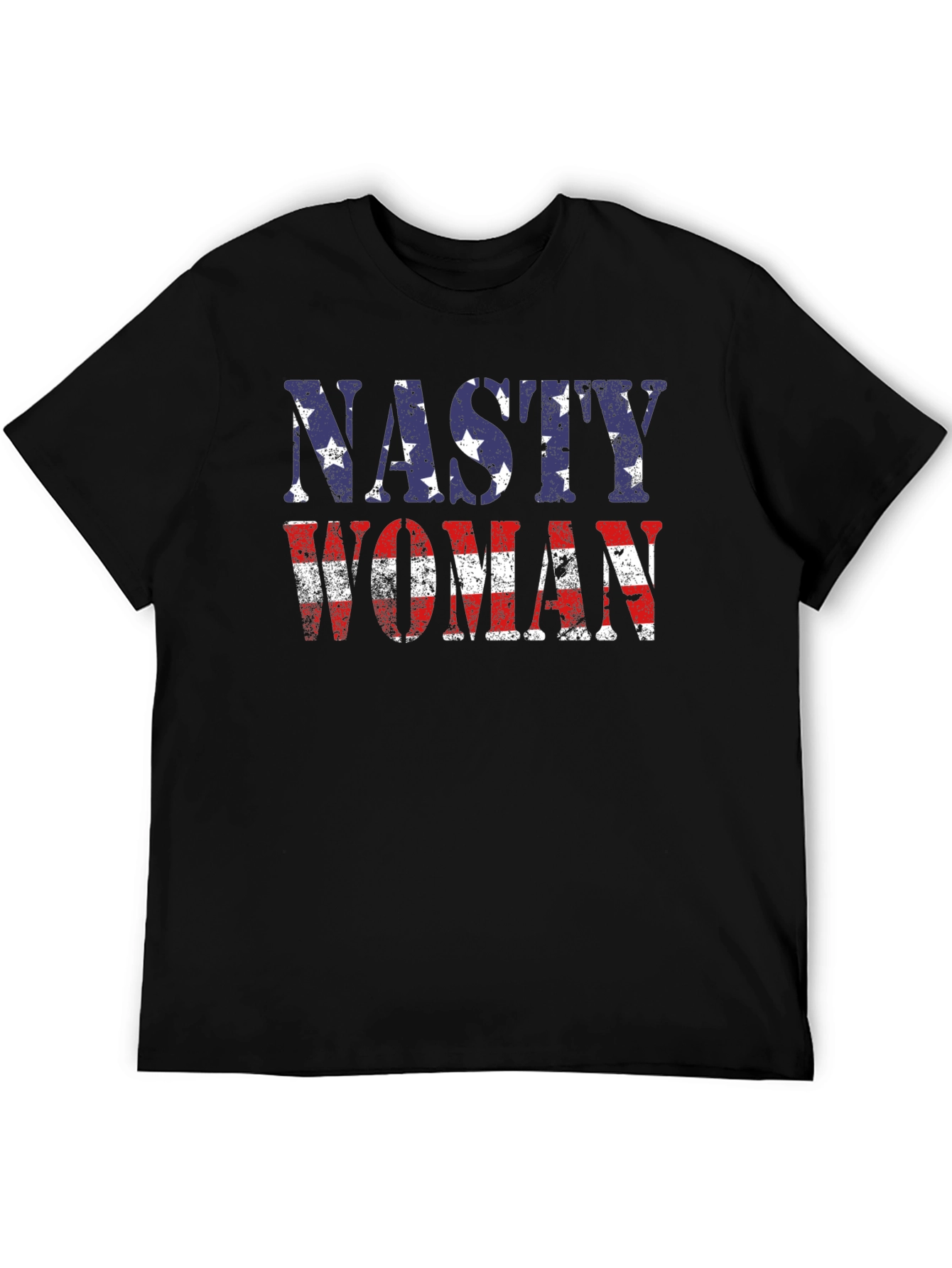Nasty Woman USA Flag T-Shirt
