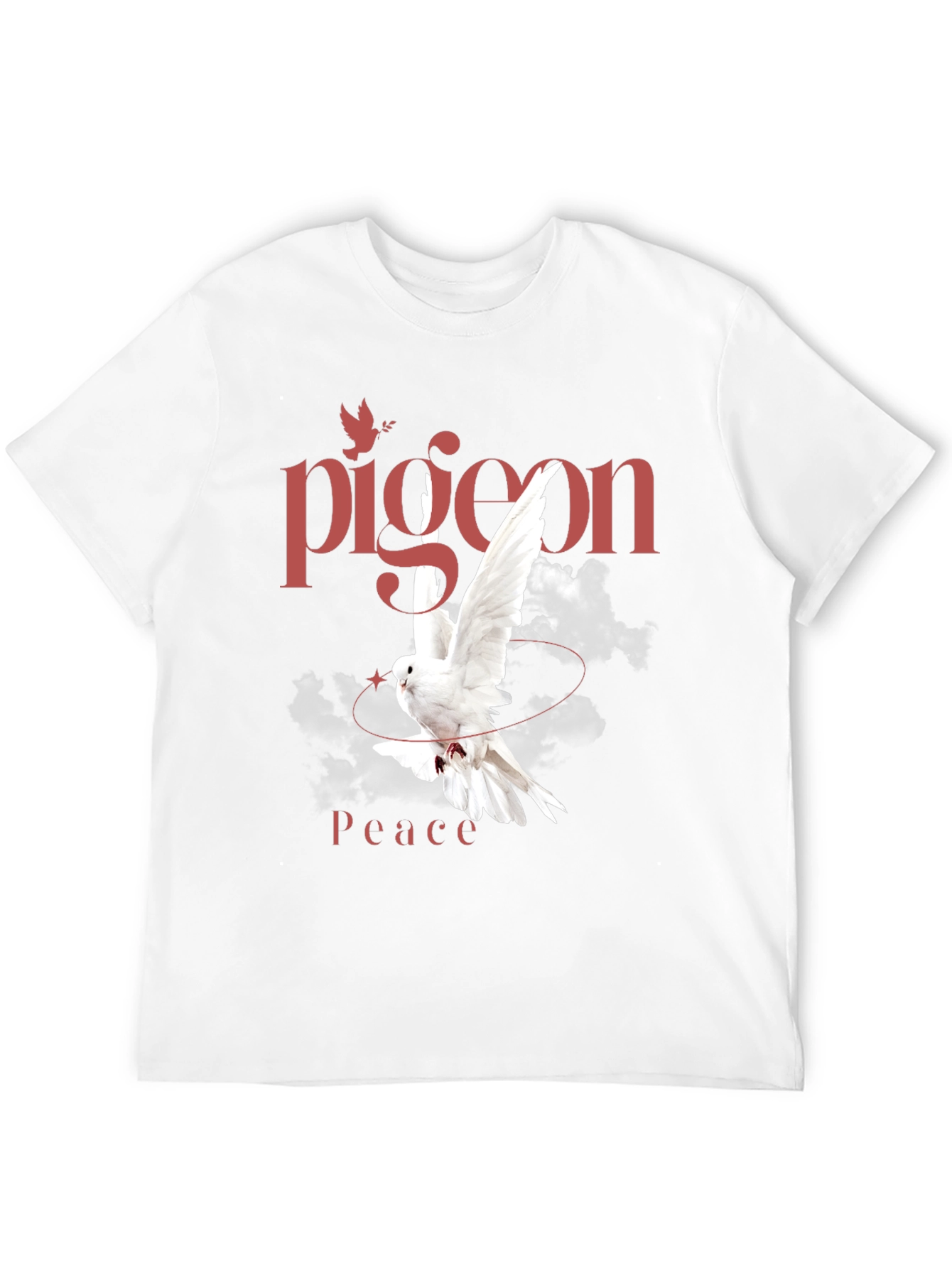 Pigeon Peace Graphic T-Shirt