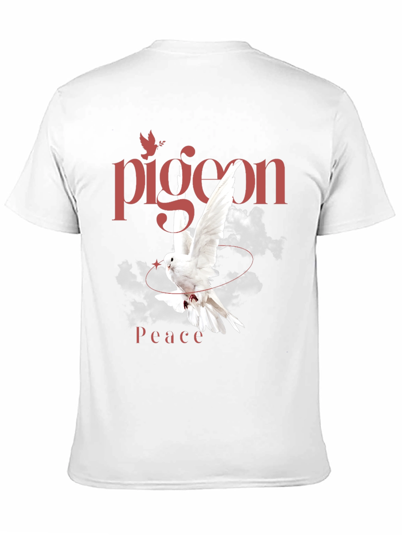 Pigeon Peace Graphic T-Shirt