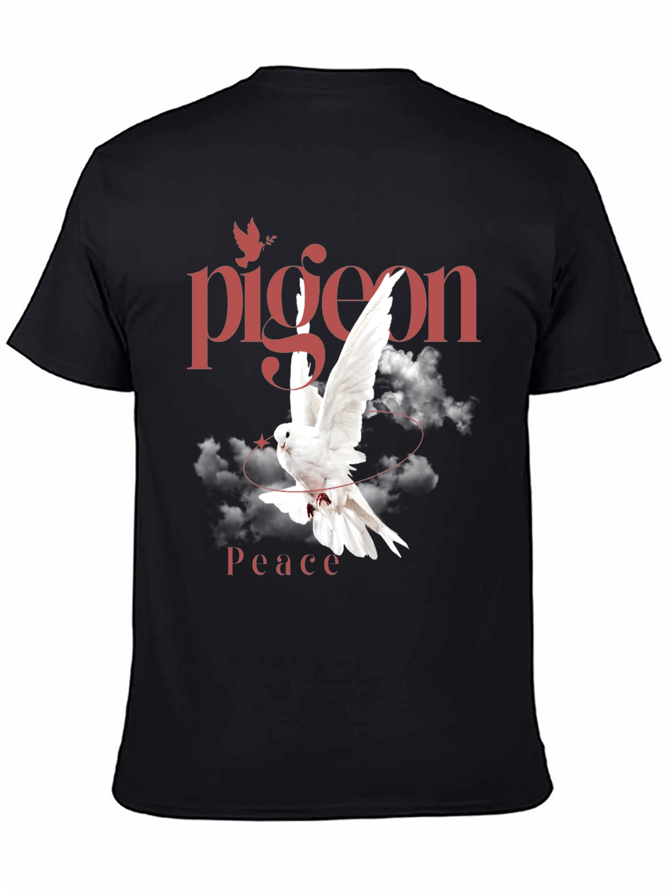Pigeon Peace Graphic T-Shirt