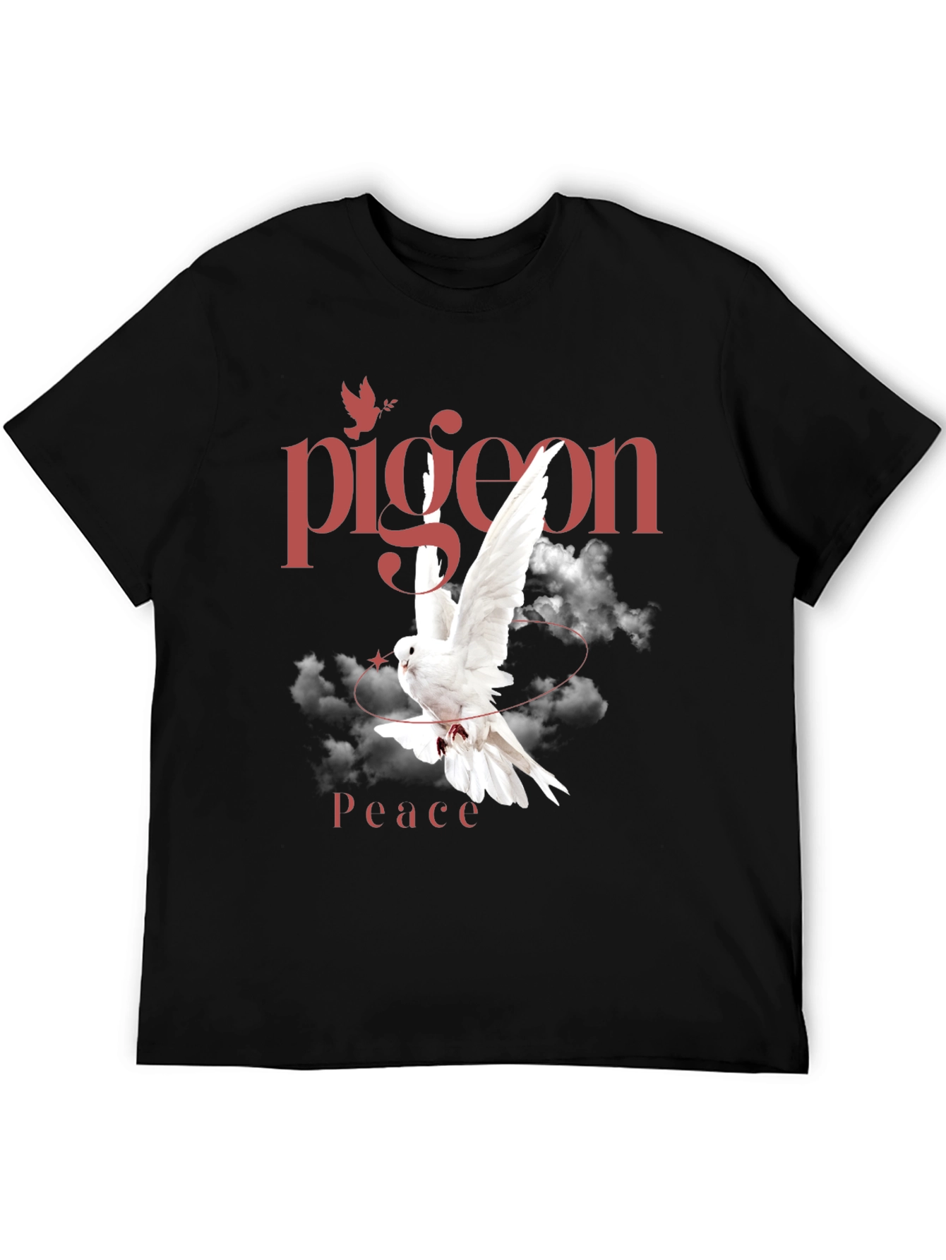Pigeon Peace Graphic T-Shirt