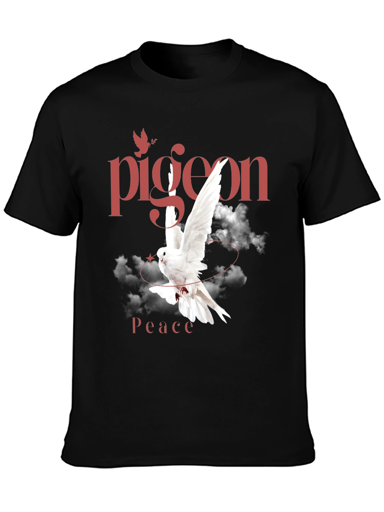 Pigeon Peace Graphic T-Shirt