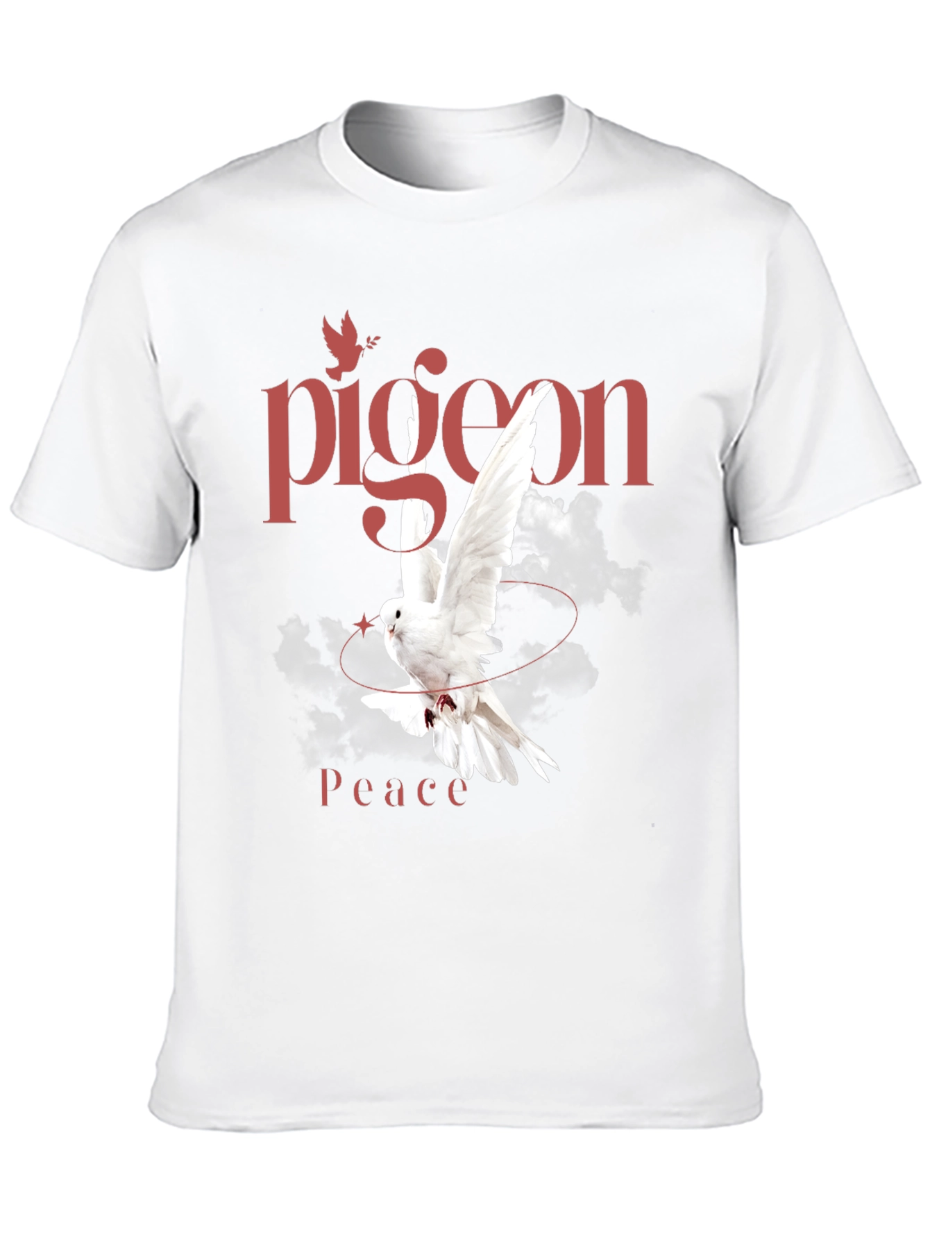 Pigeon Peace Graphic T-Shirt