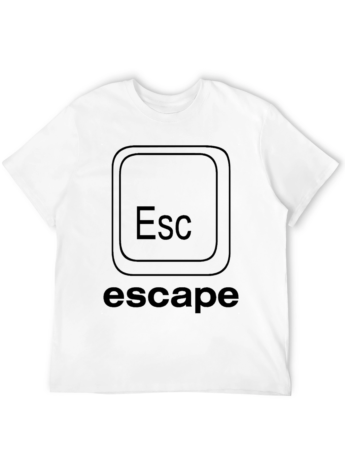 Escape Key T-Shirt - Funny Programmer Tee