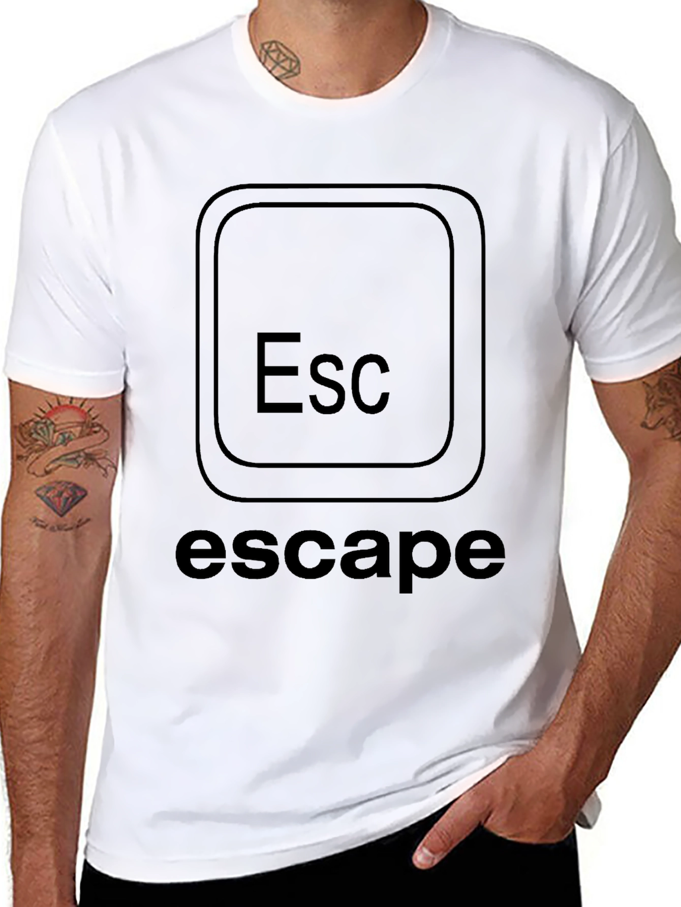 Escape Key T-Shirt - Funny Programmer Tee