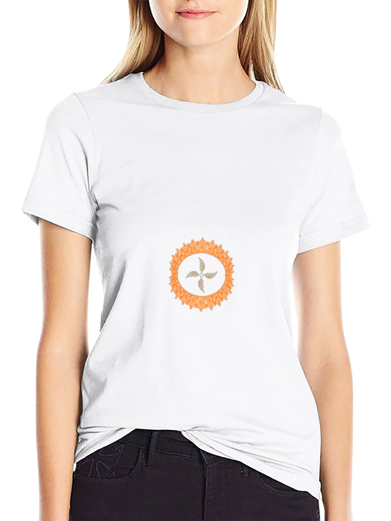 Unique Black T-Shirt with Abstract Graphic Print