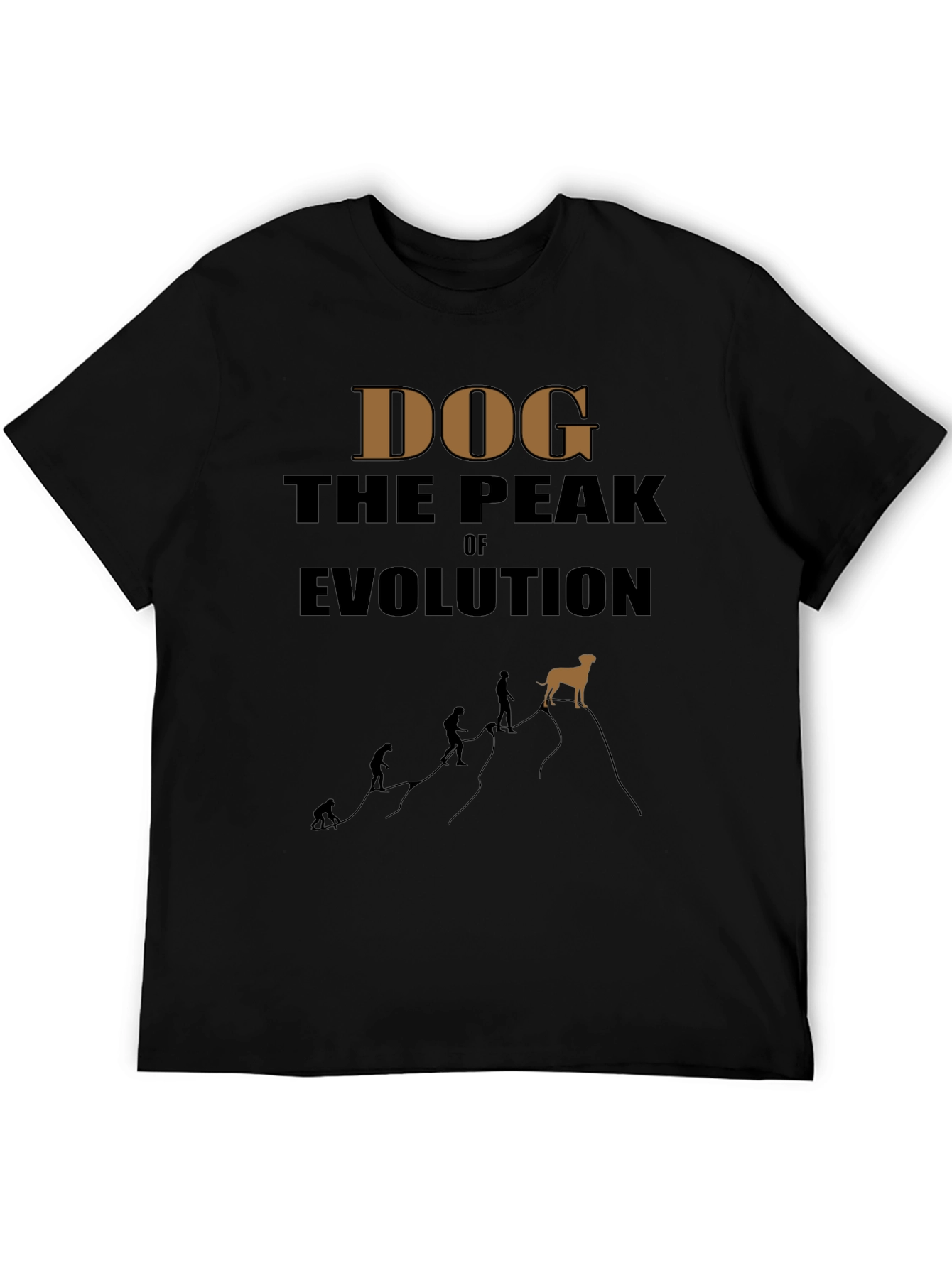 Dog The Peak Of Evolution Graphic Tee