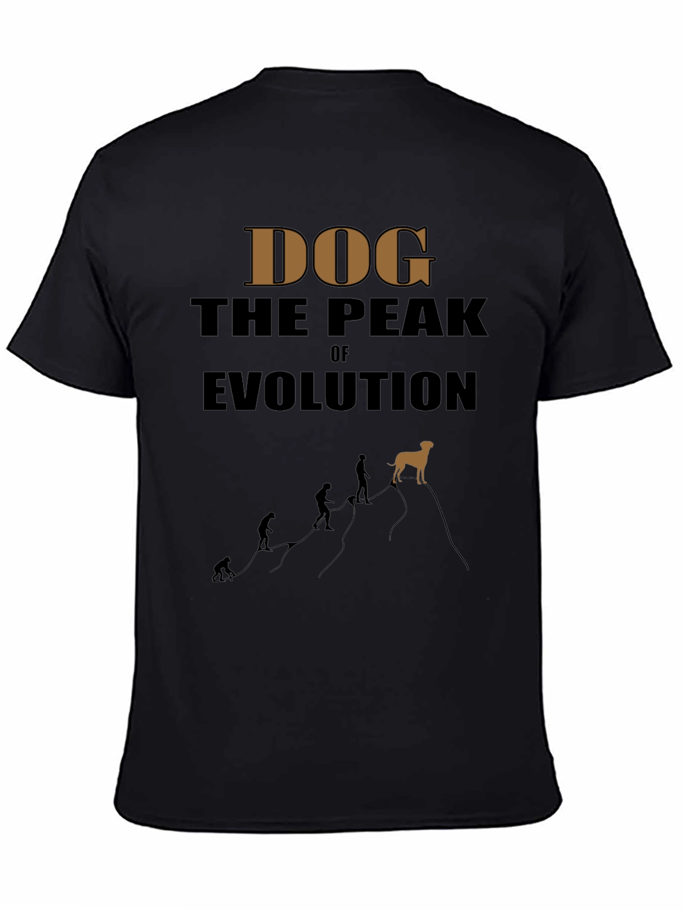 Dog The Peak Of Evolution Graphic Tee