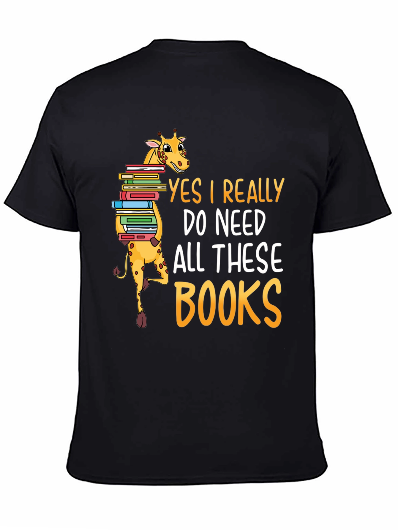 Giraffe Books Lover T-Shirt