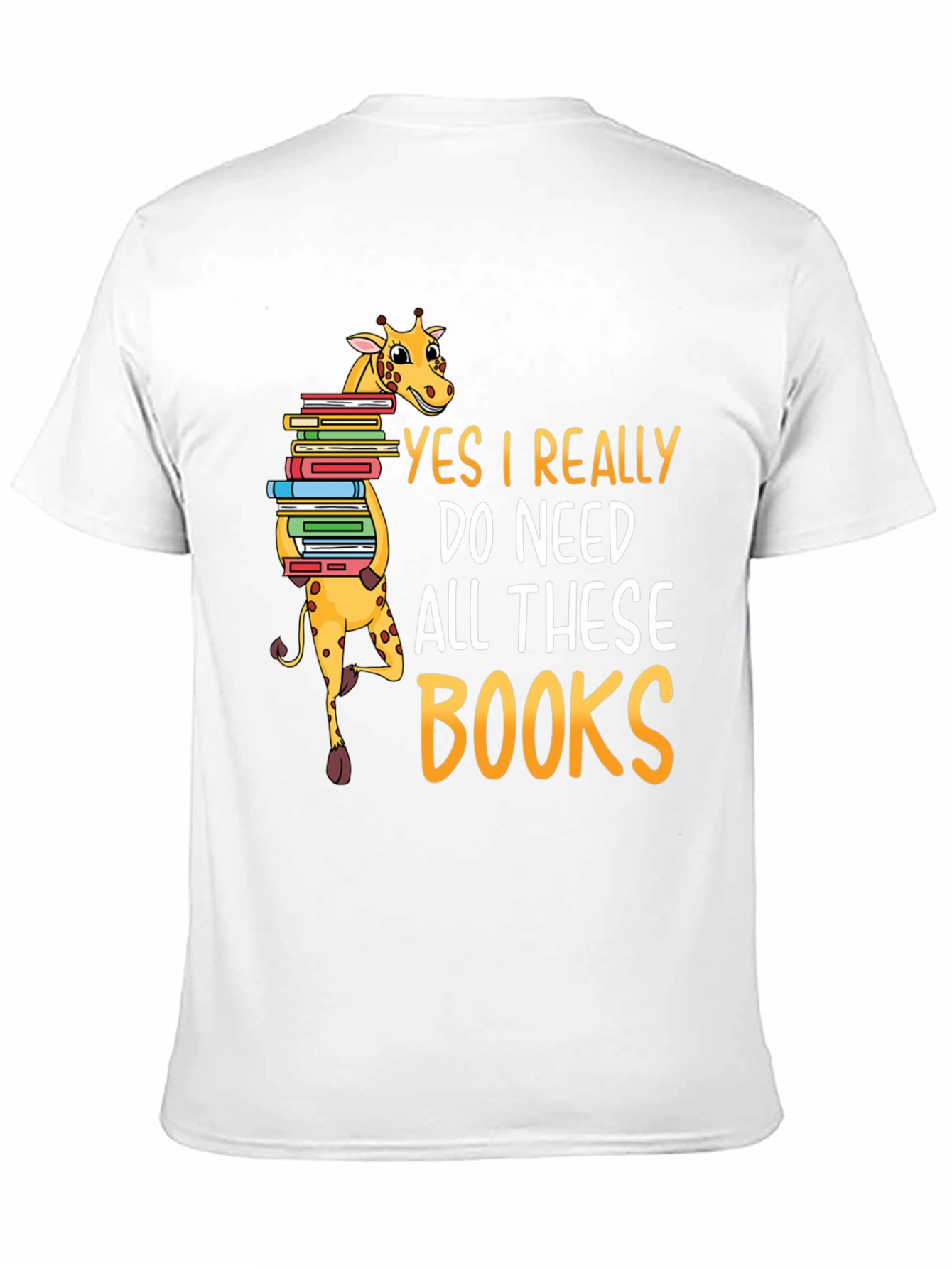 Giraffe Books Lover T-Shirt