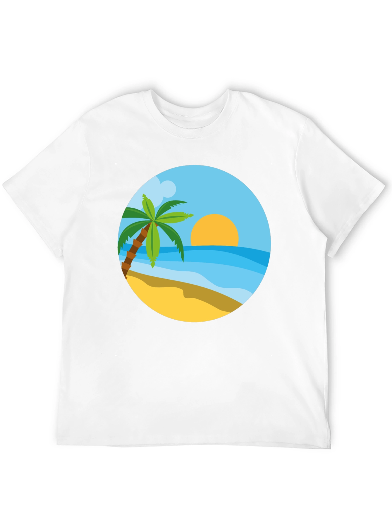 Tropical Beach T-Shirt - Summer Vacation Style