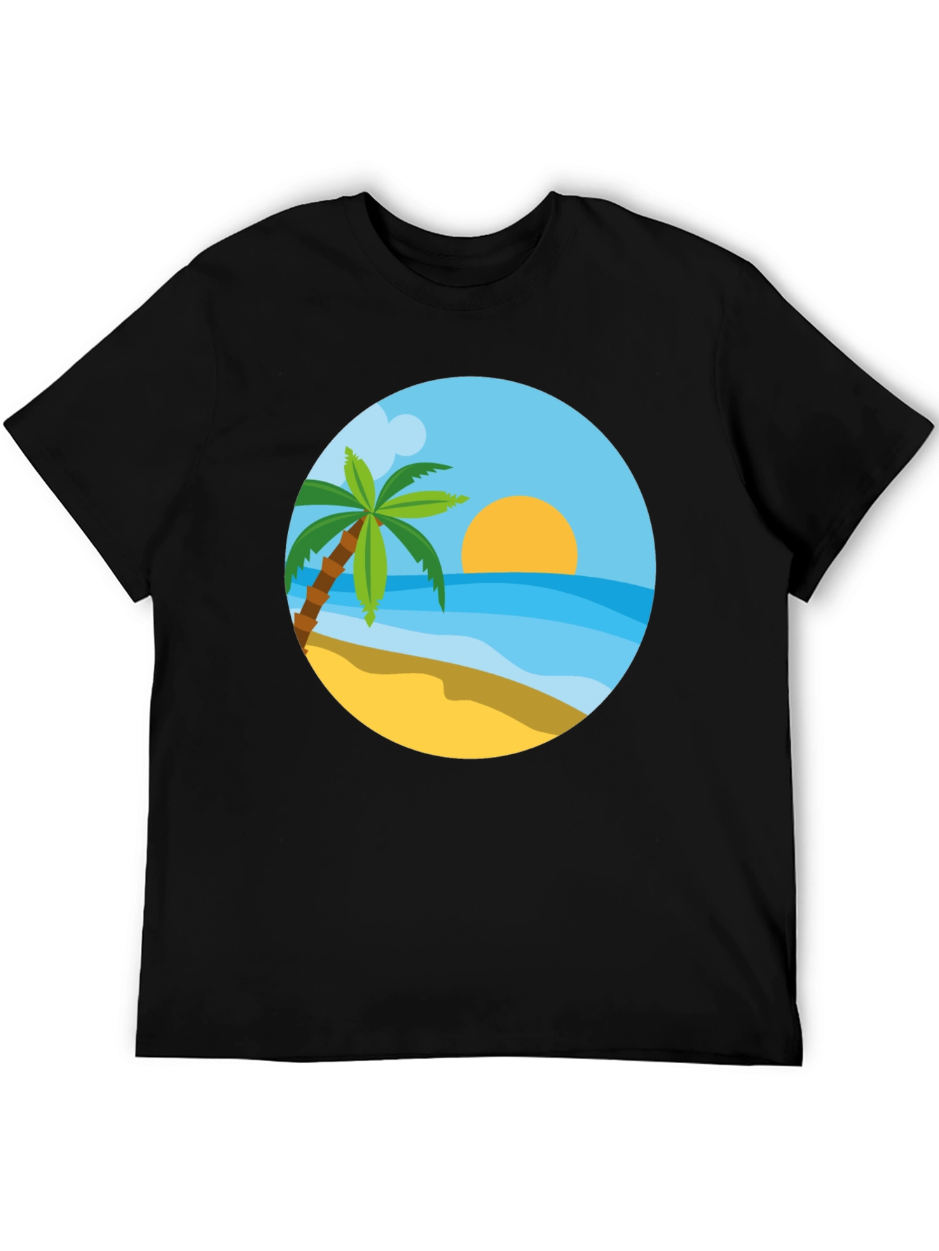 Tropical Beach T-Shirt - Summer Vacation Style