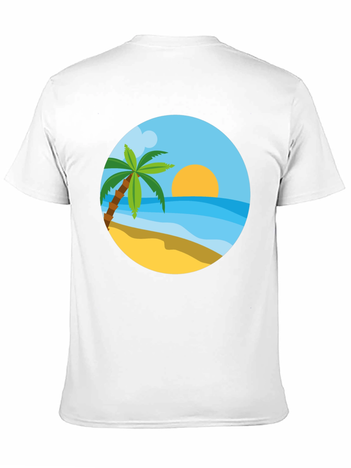 Tropical Beach T-Shirt - Summer Vacation Style