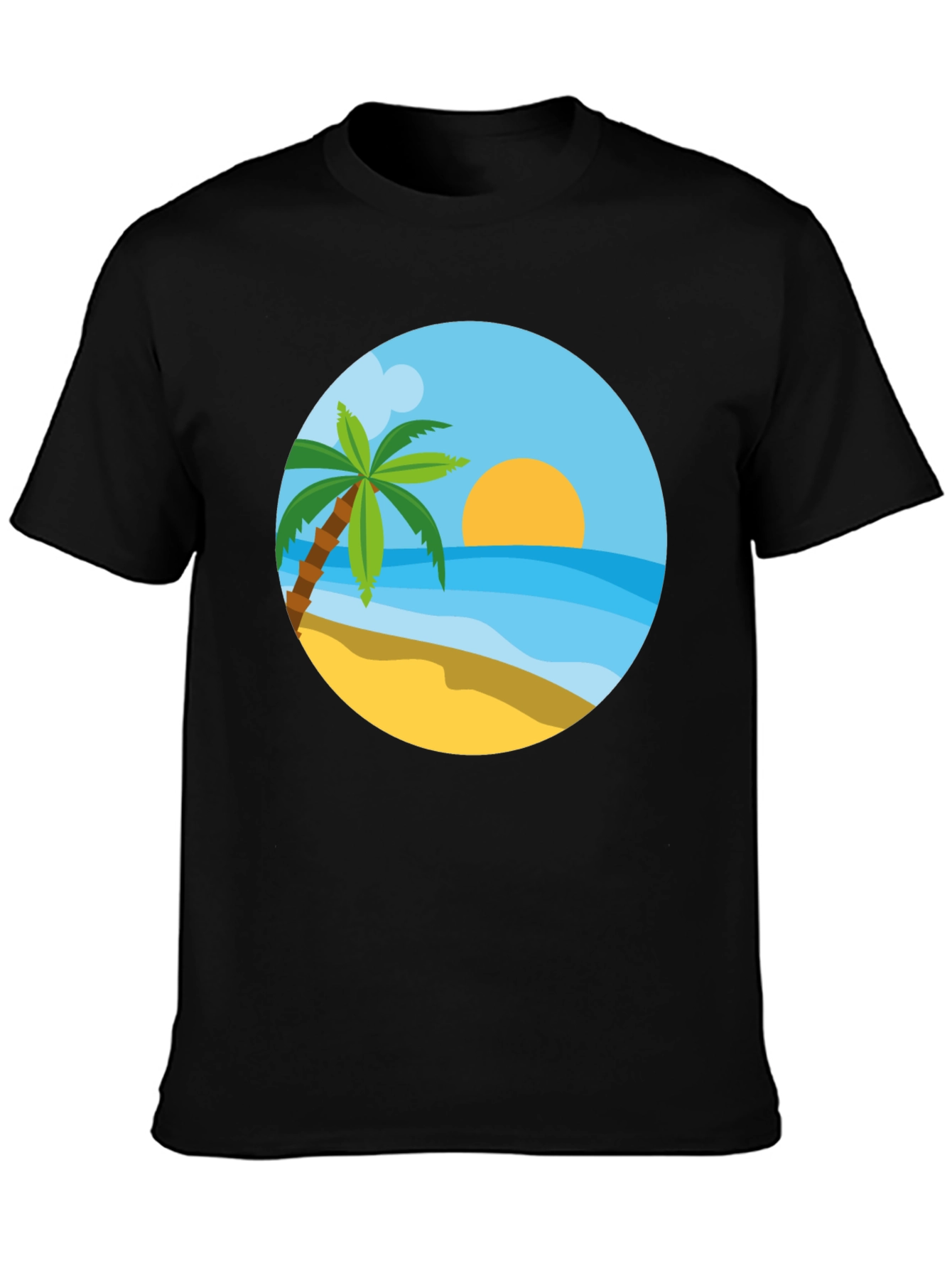 Tropical Beach T-Shirt - Summer Vacation Style