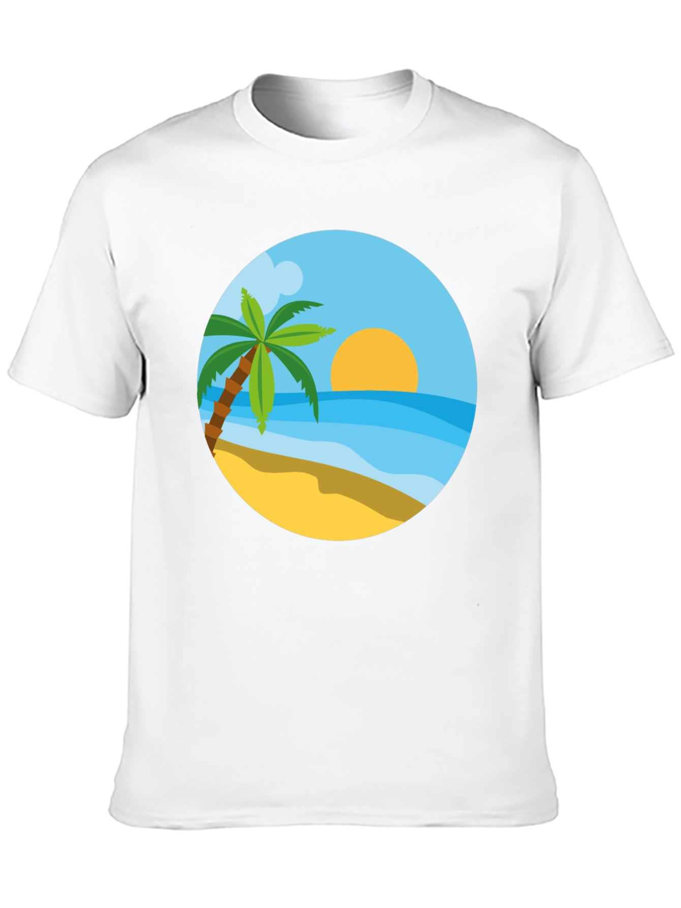 Tropical Beach T-Shirt - Summer Vacation Style