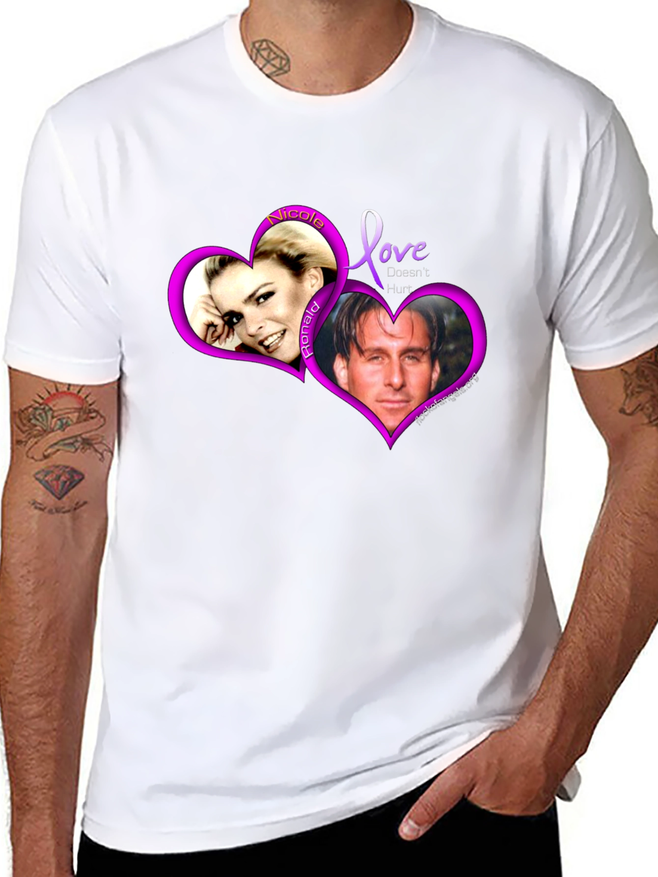 Personalized Love Doesnt Hurt T-Shirt