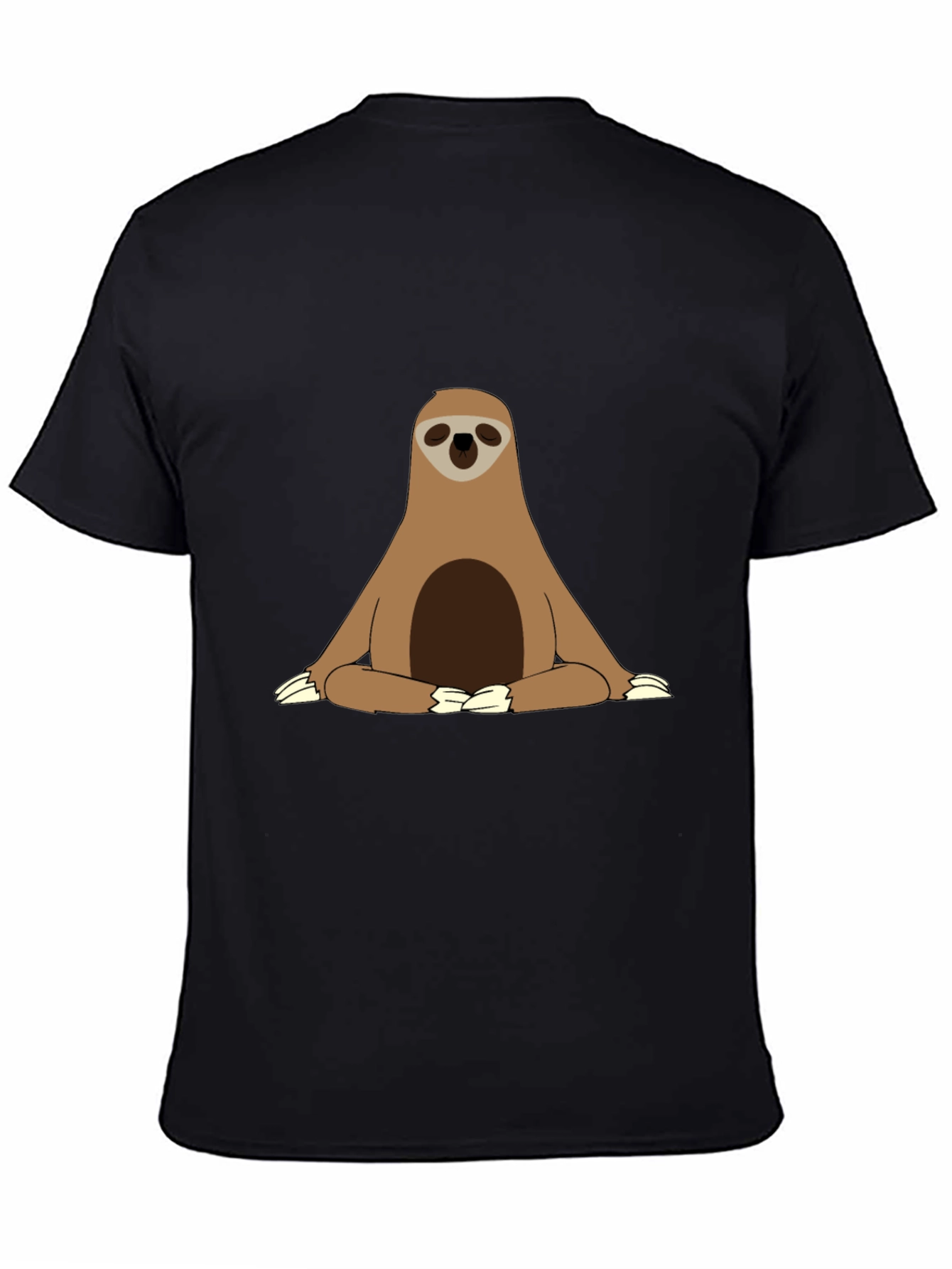 Sloth Meditation T-Shirt - Relaxed Zen Style