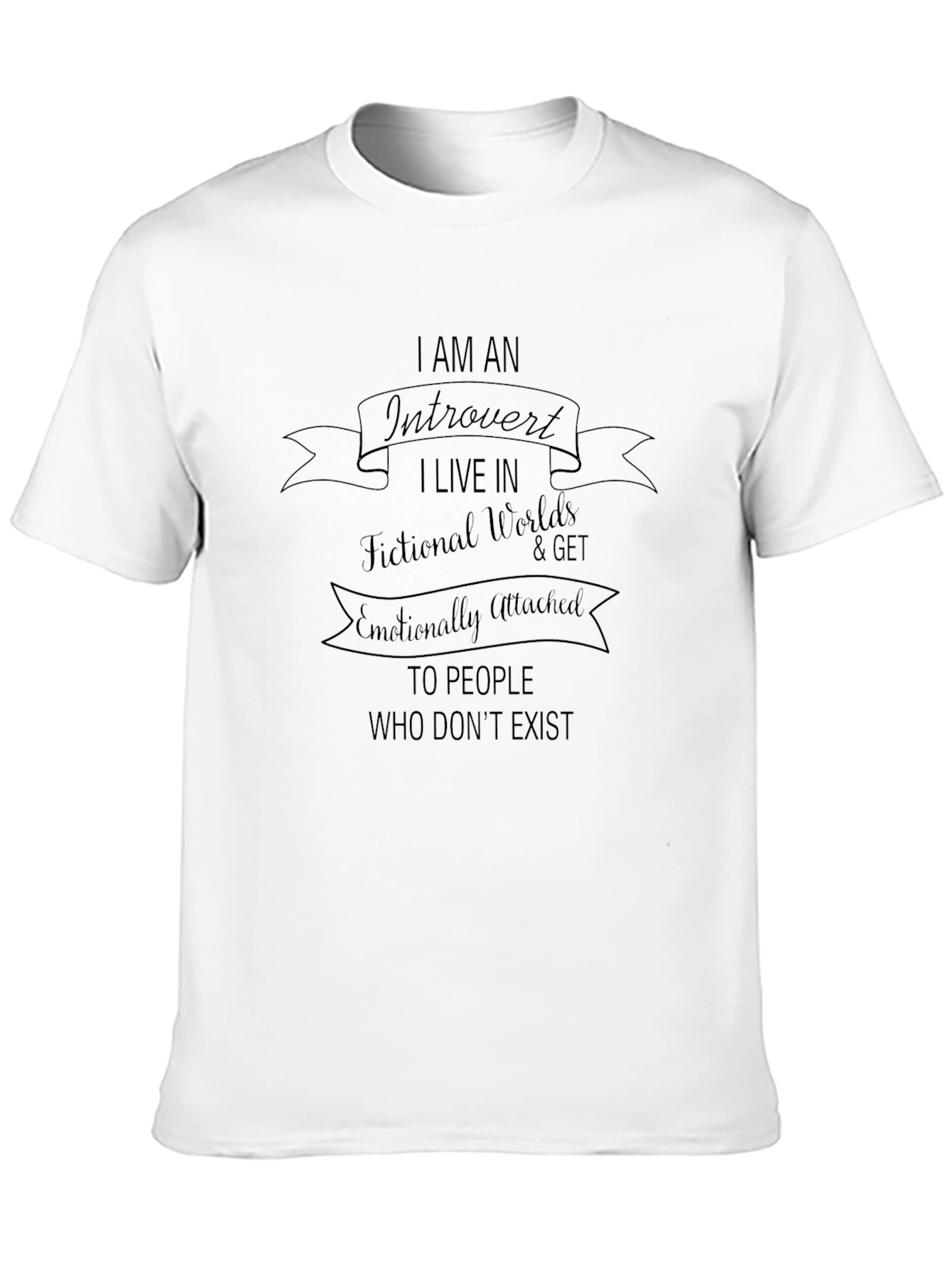 Introvert Fictional Worlds T-Shirt