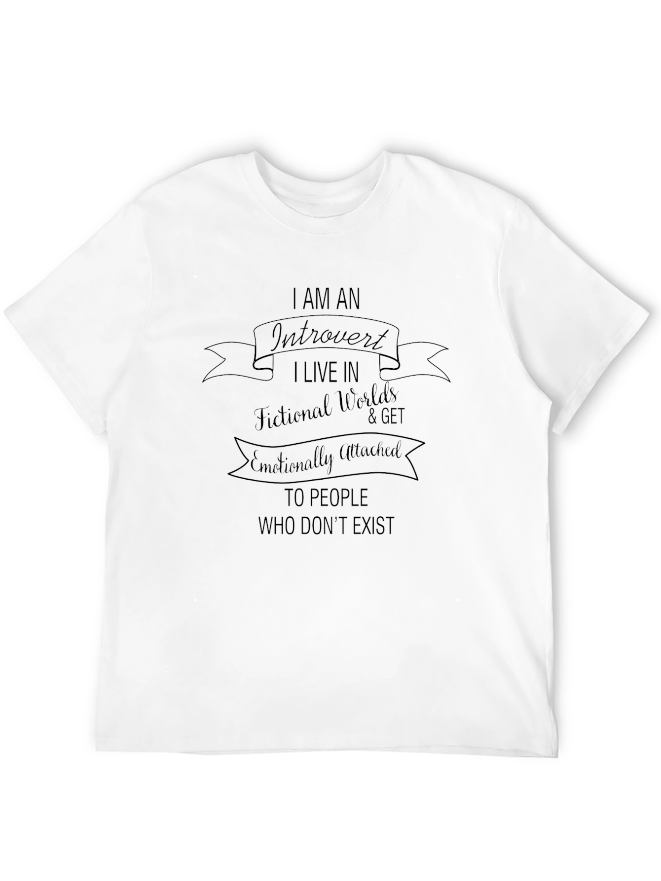 Introvert Fictional Worlds T-Shirt