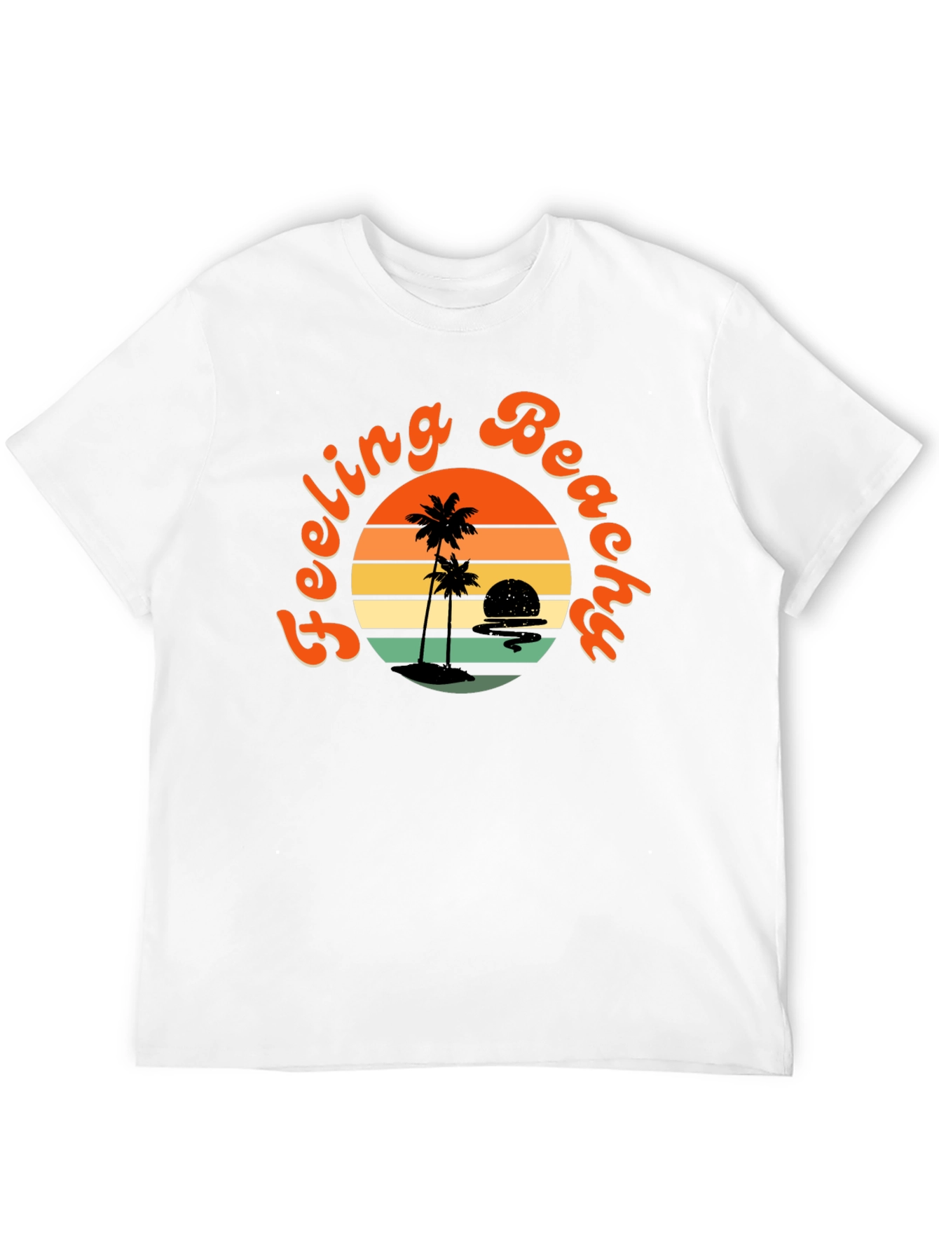 Feeling Beachy Black Graphic Tee