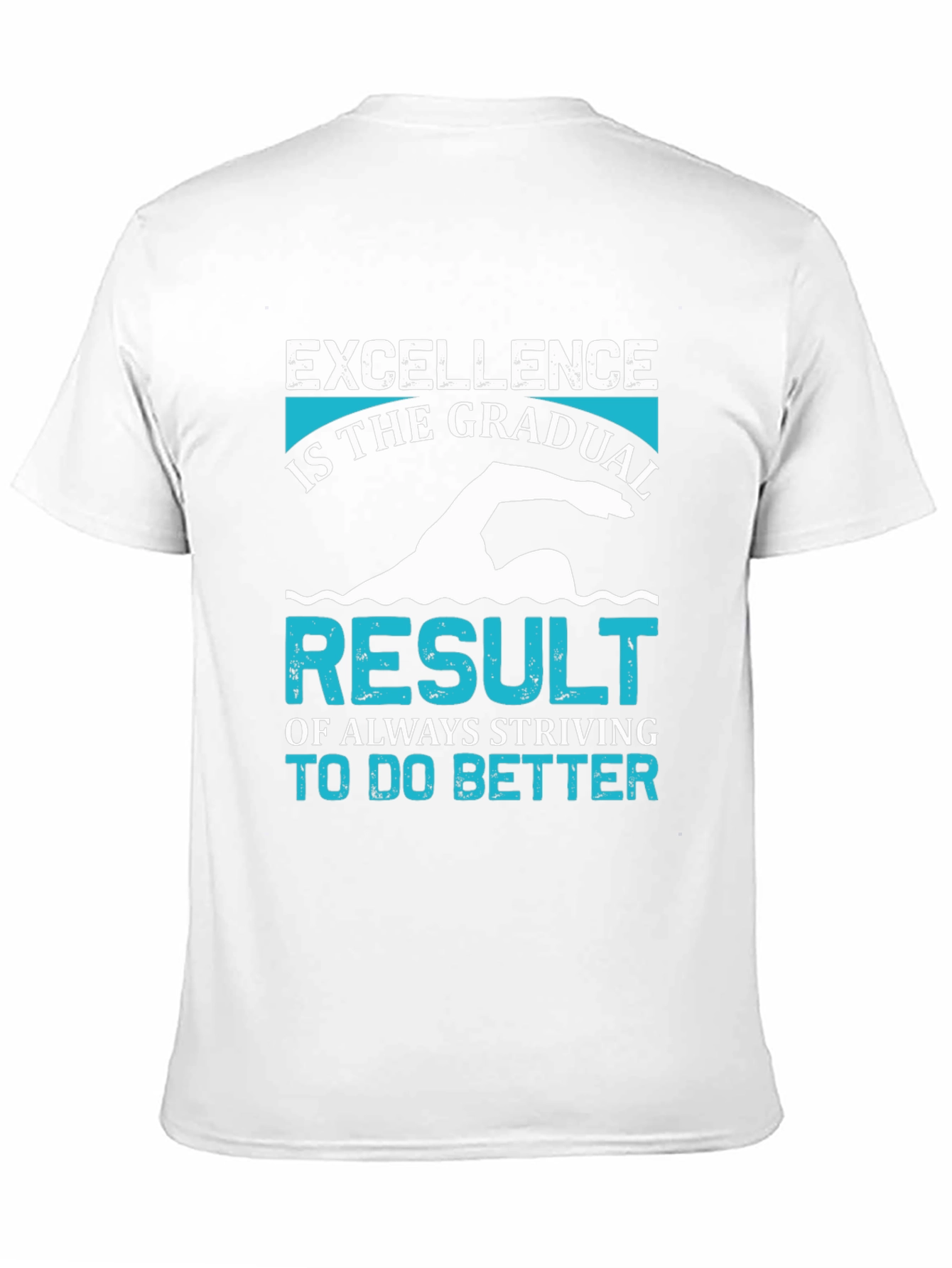 Excellence Swimmer T-Shirt - Motivational Graphic Tee
