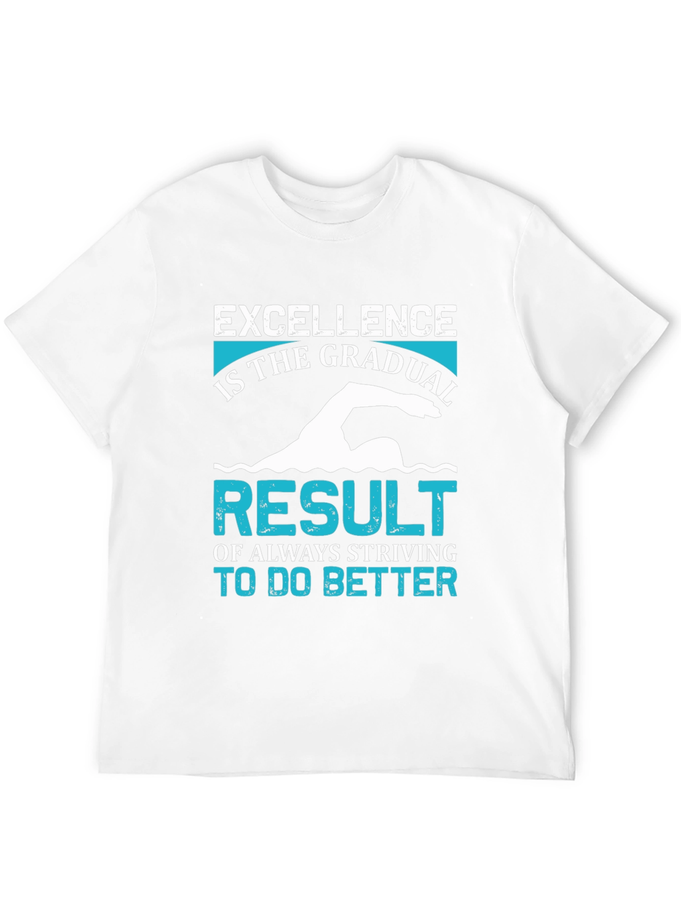Excellence Swimmer T-Shirt - Motivational Graphic Tee