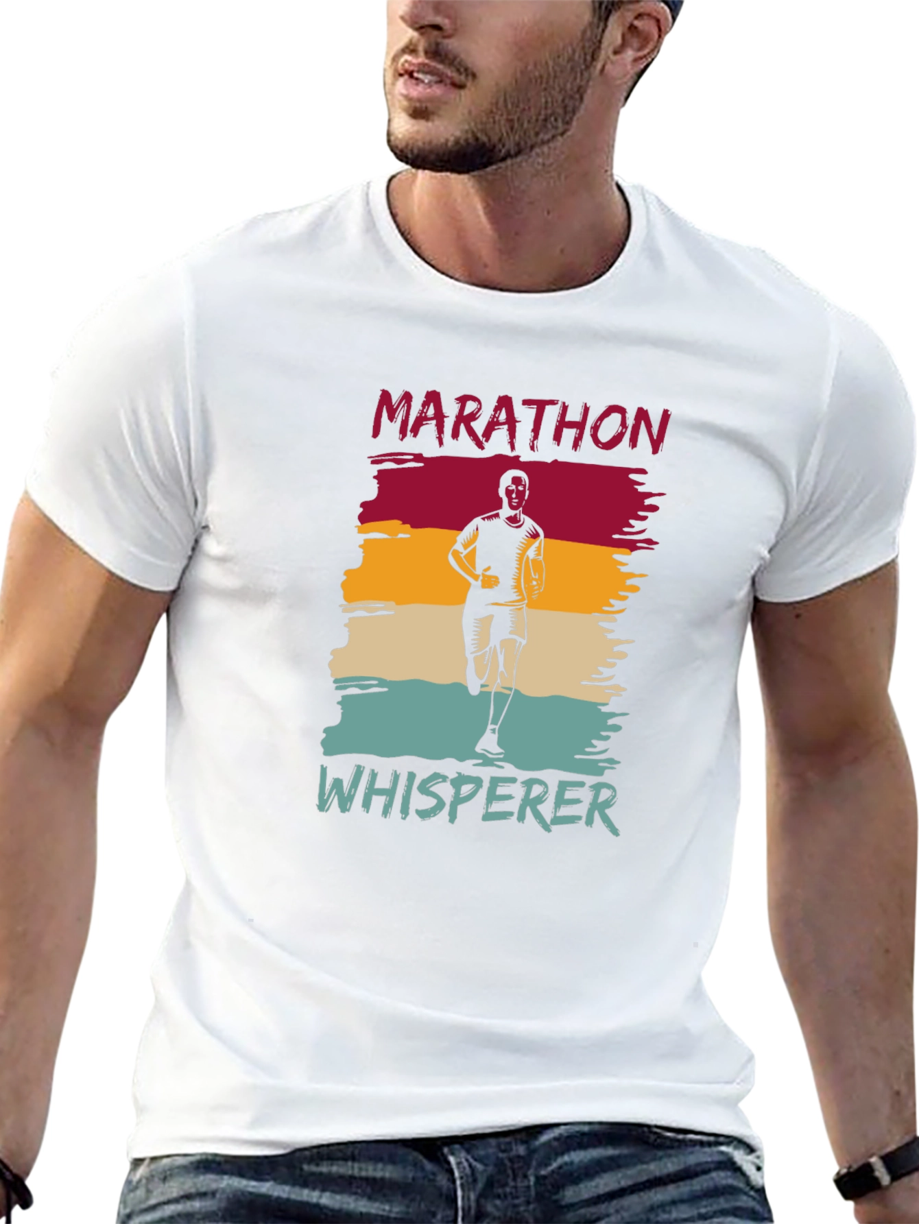 Marathon Whisperer Graphic T-Shirt for Runners