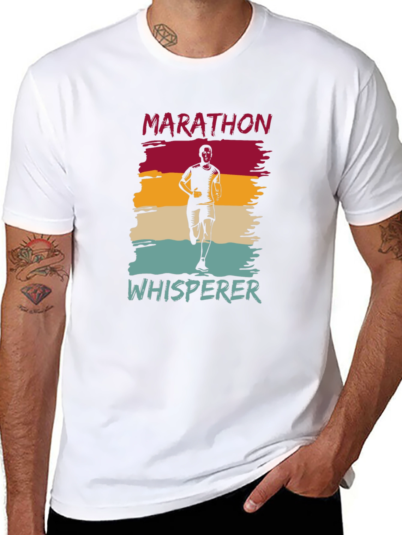 Marathon Whisperer Graphic T-Shirt for Runners