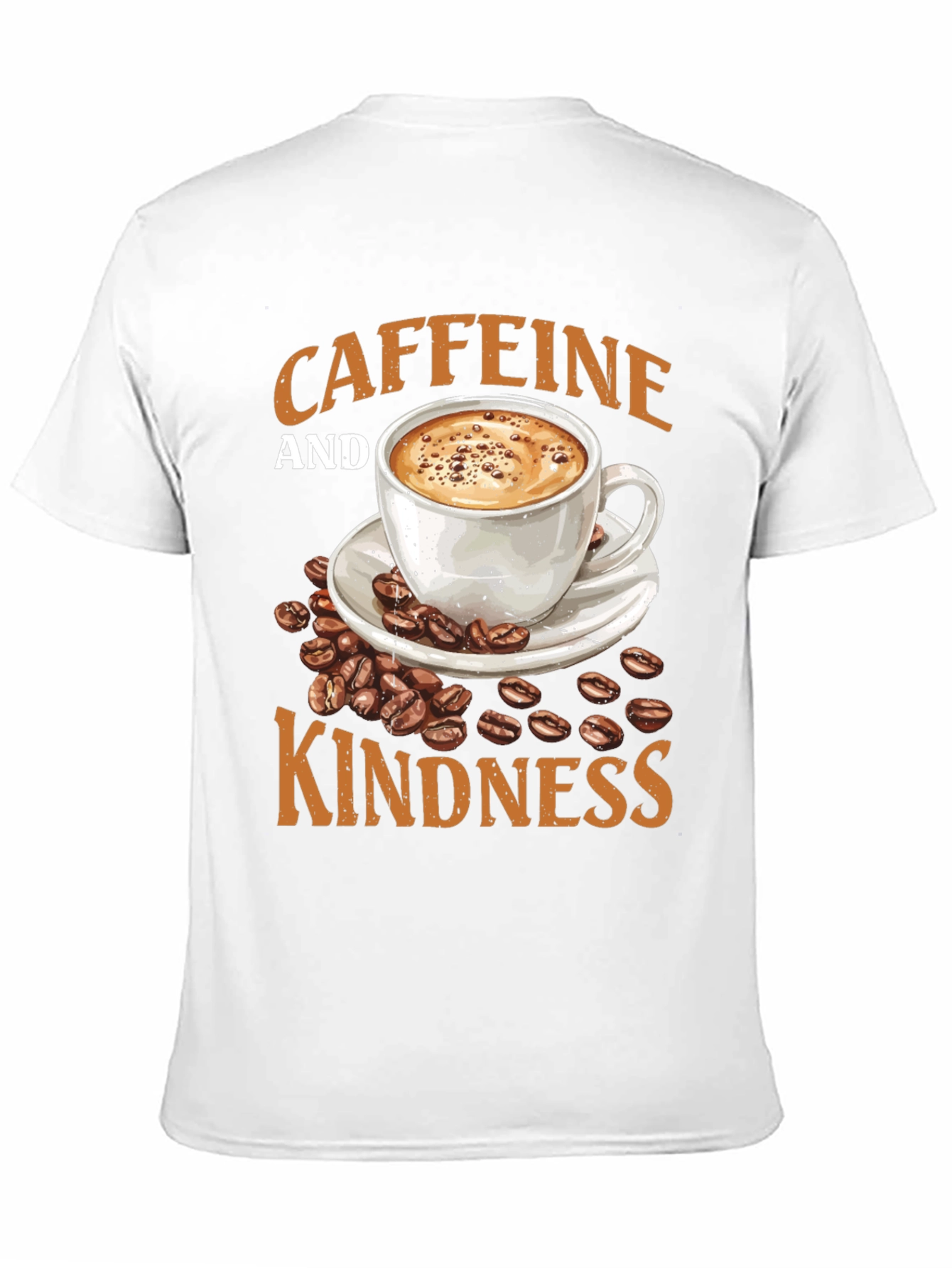 Caffeine and Kindness Graphic T-Shirt