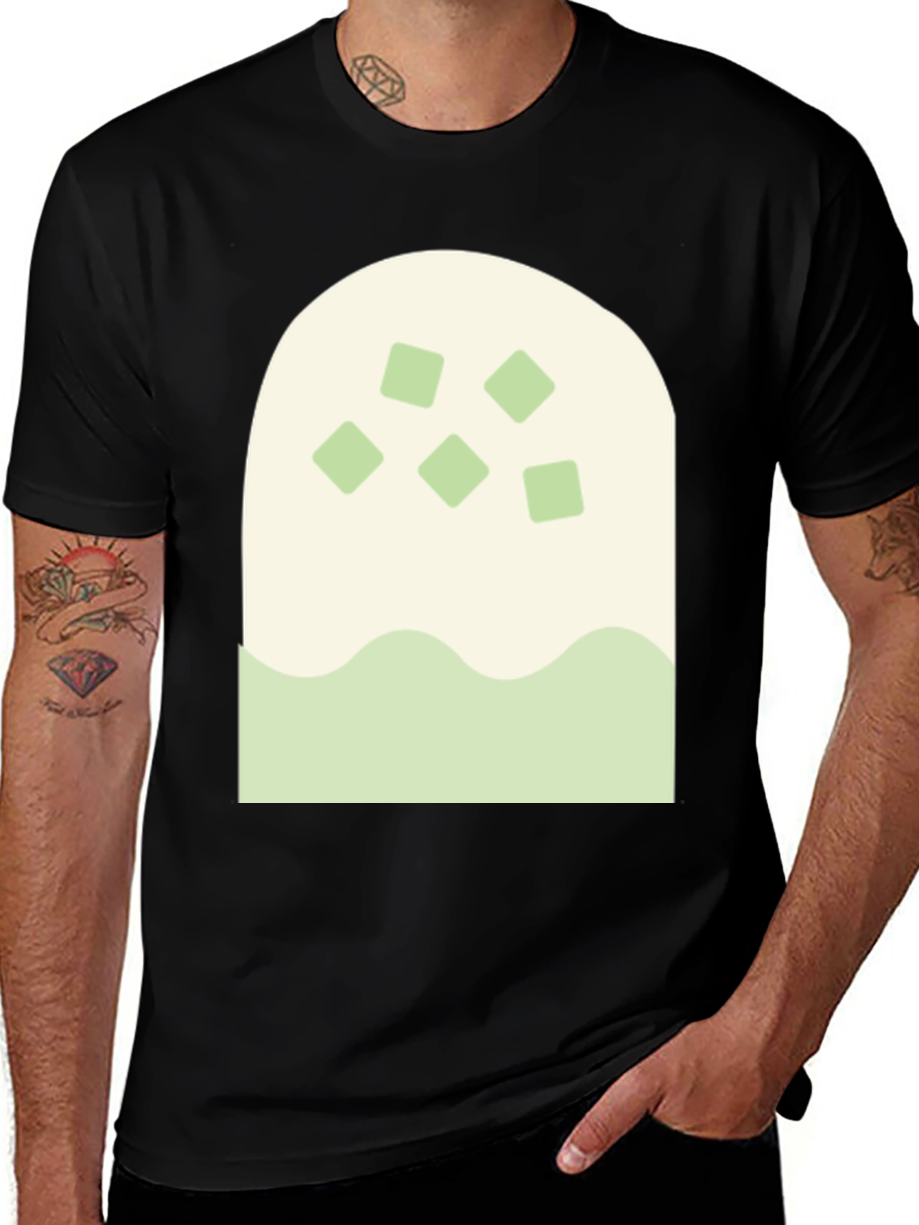 Cute Cartoon Ice Cream T-Shirt