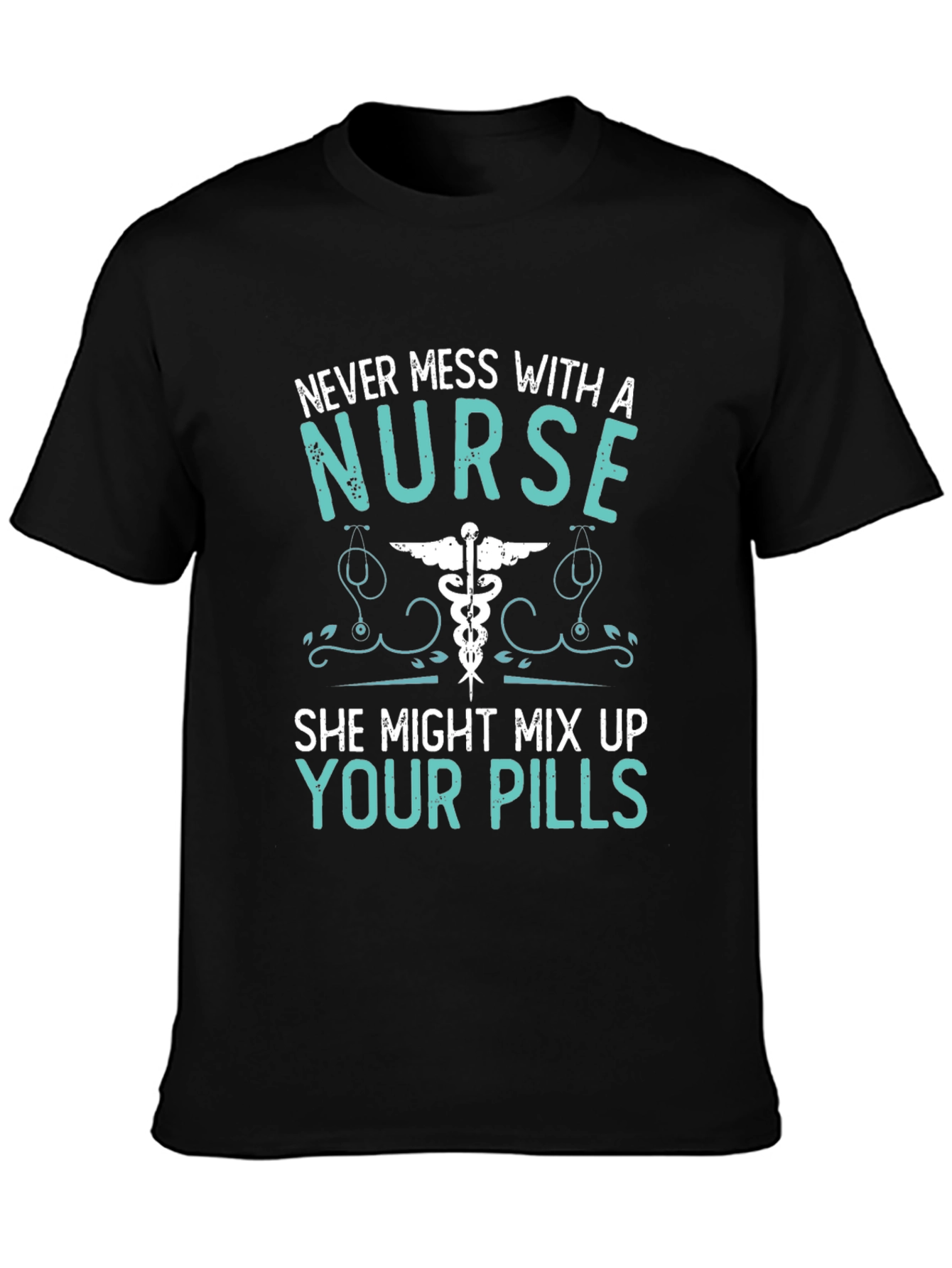 Nurse Mix Up Your Pills Graphic Tee