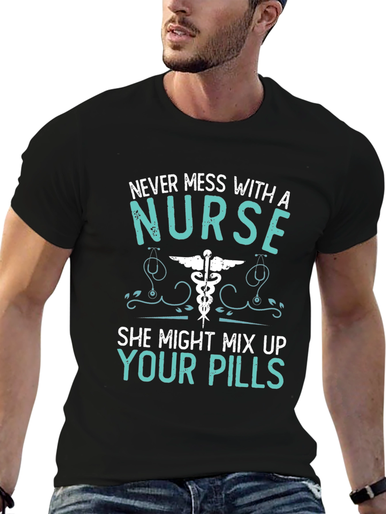 Nurse Mix Up Your Pills Graphic Tee