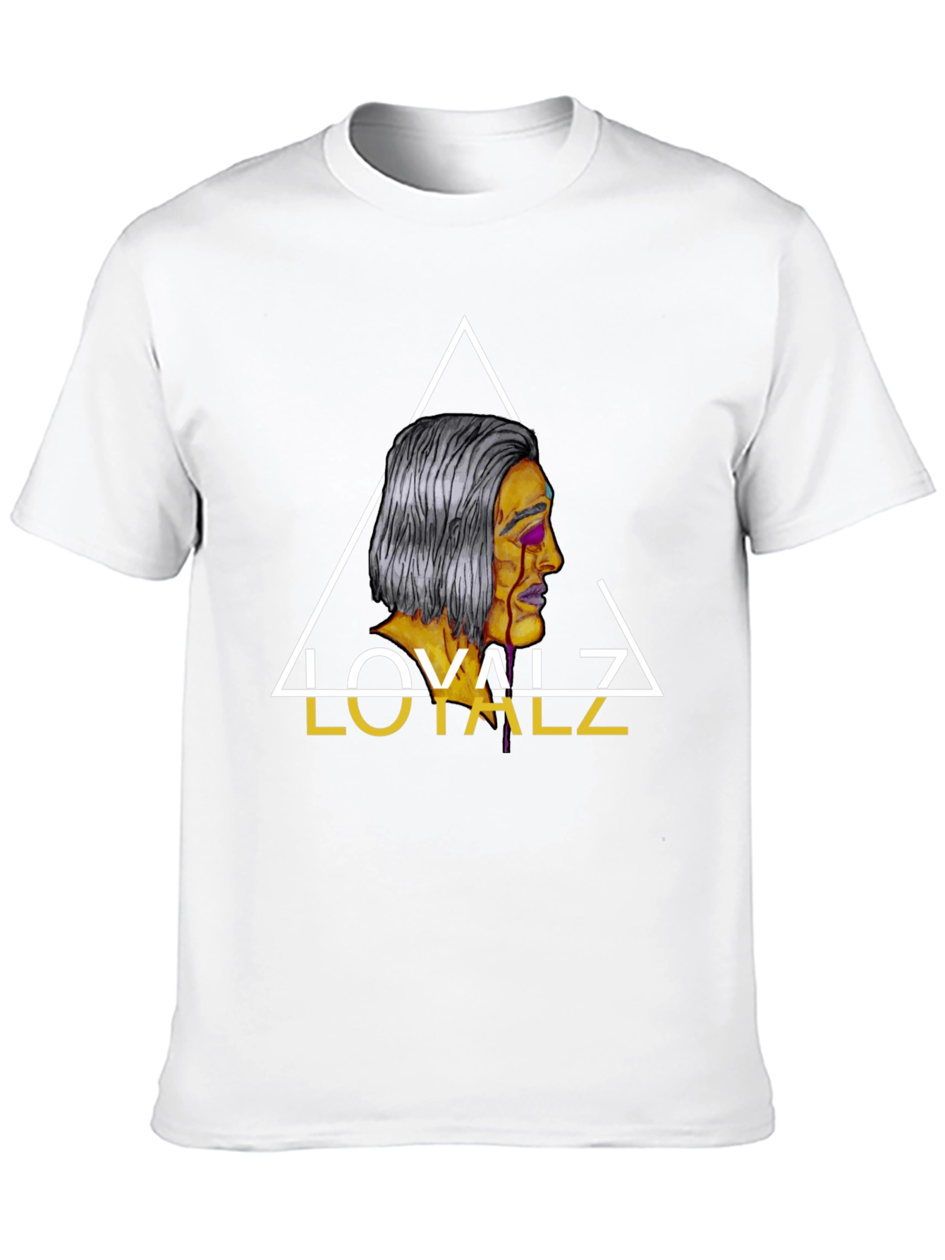 Loyalz Graphic Tee - Mens Black Cotton T-Shirt