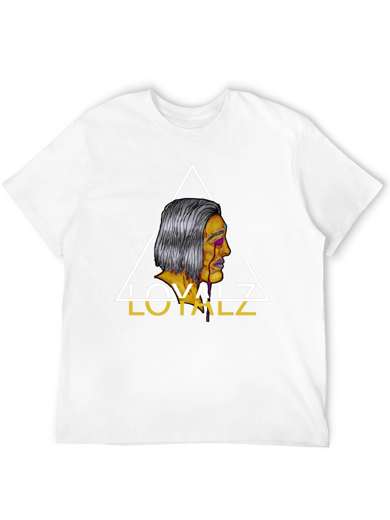 Loyalz Graphic Tee - Mens Black Cotton T-Shirt