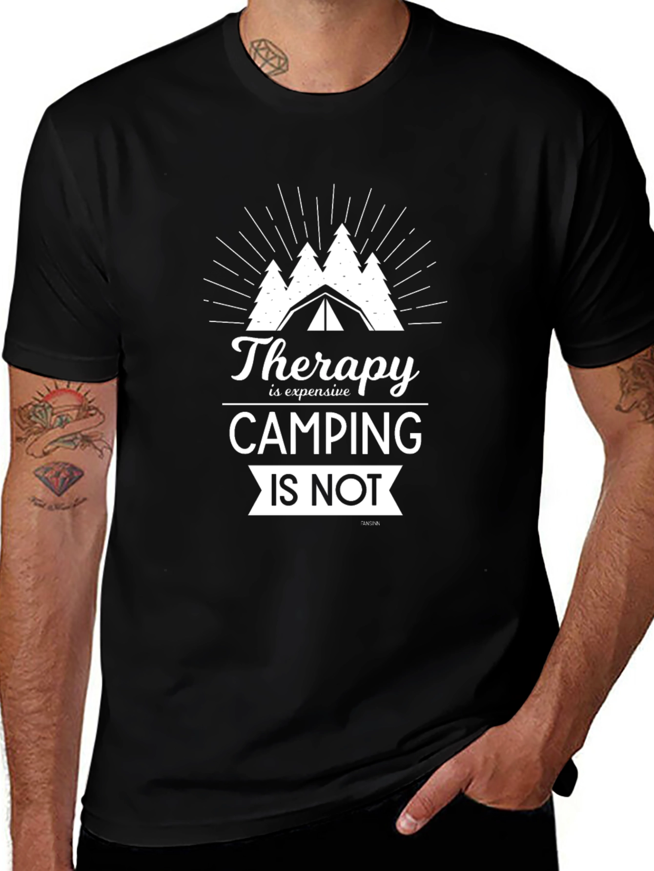 Camping Therapy Graphic Tee