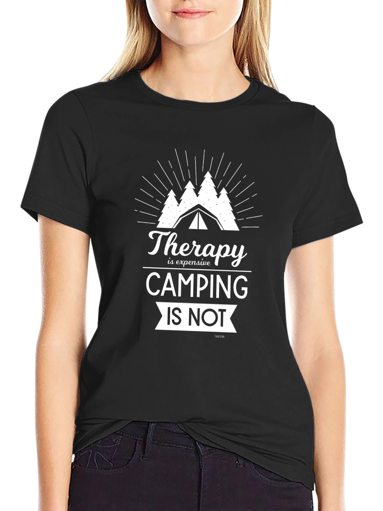 Camping Therapy Graphic Tee