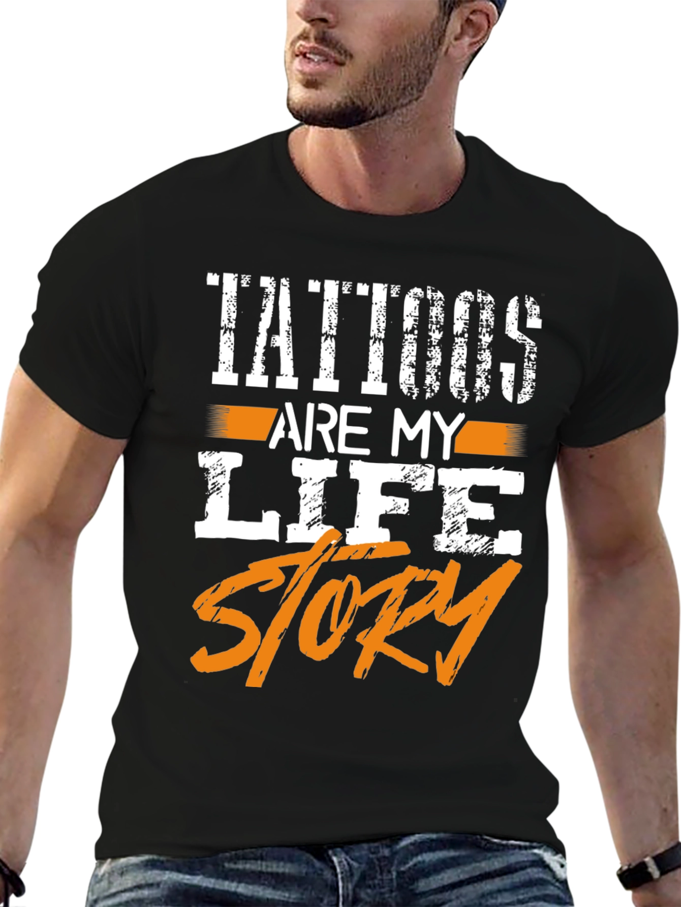 Tattoos Are My Life Story Graphic Tee