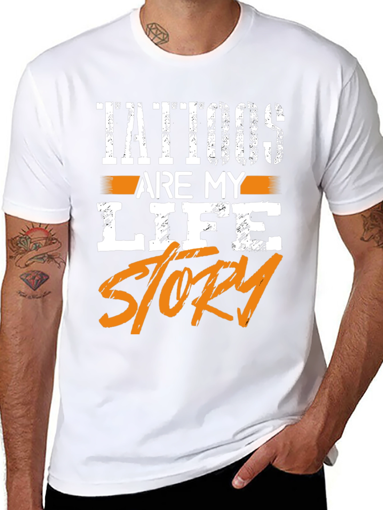 Tattoos Are My Life Story Graphic Tee