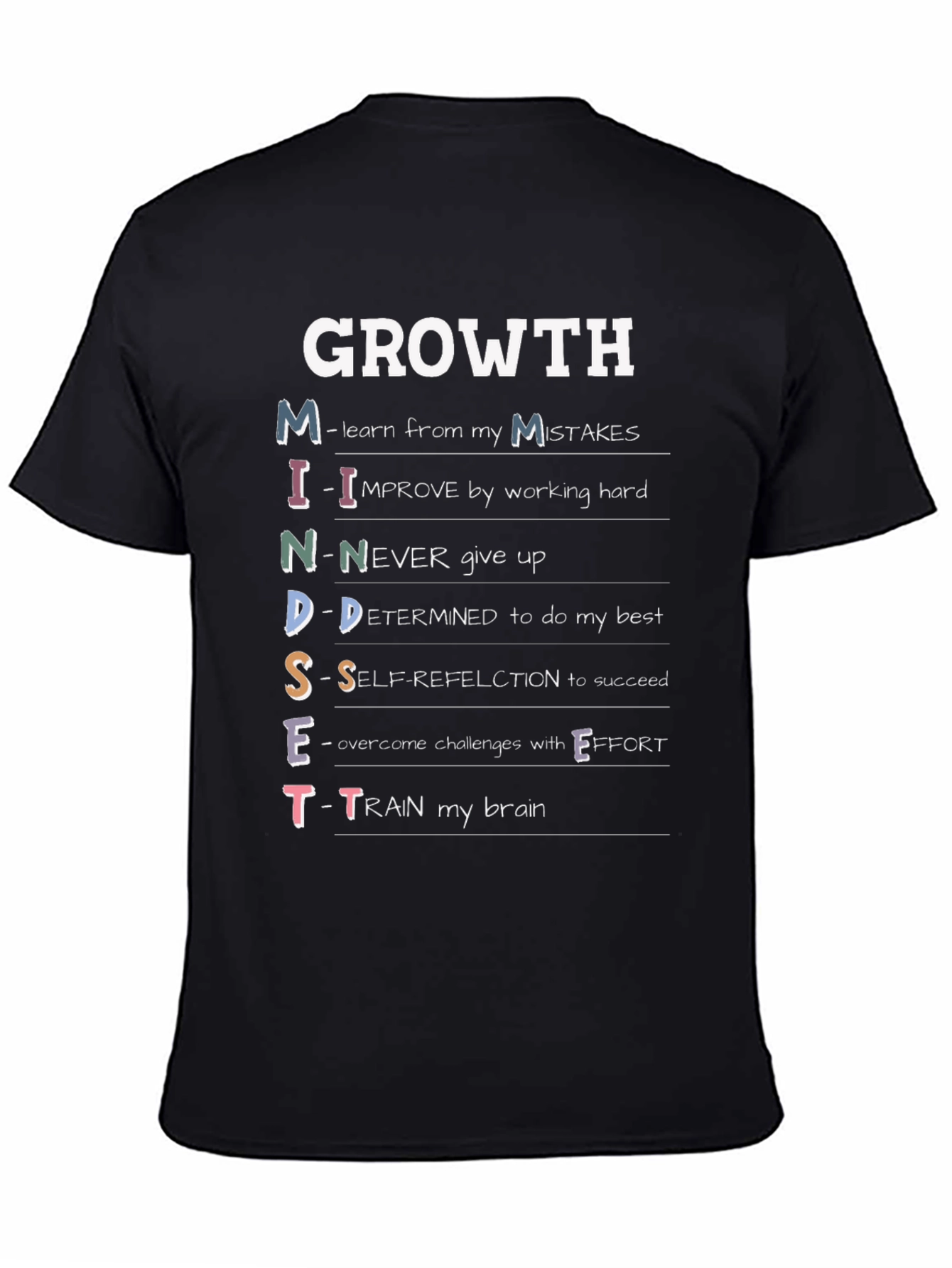 Growth Mindset T-Shirt - Motivational Tee