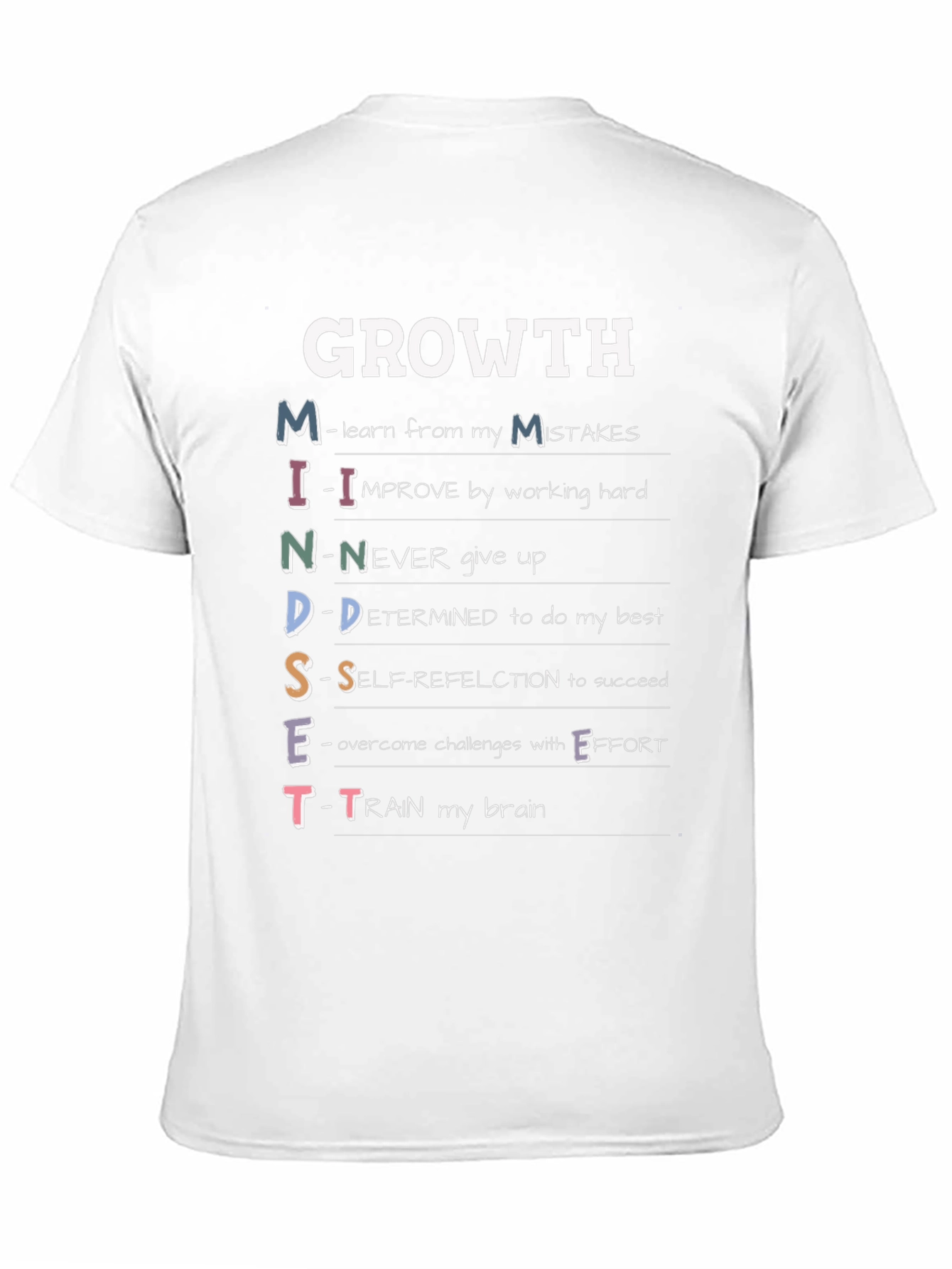 Growth Mindset T-Shirt - Motivational Tee