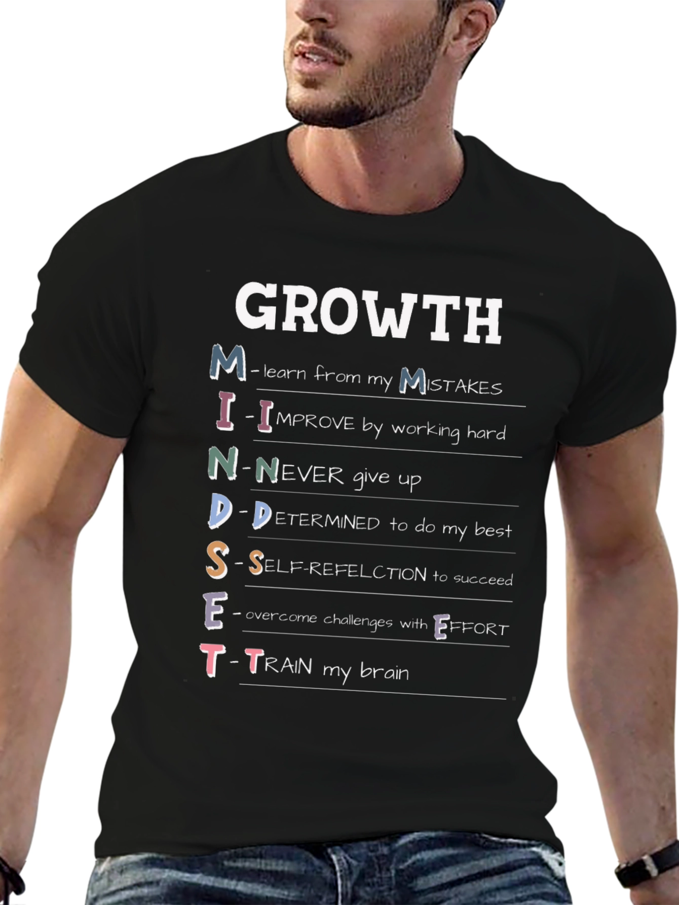 Growth Mindset T-Shirt - Motivational Tee