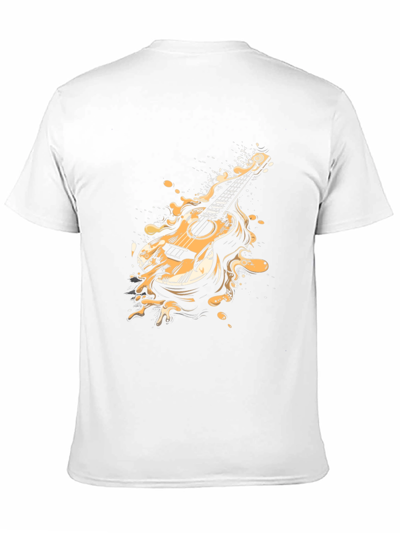 Guitar Splash Graphic Tee - Cool Musician T-Shirt