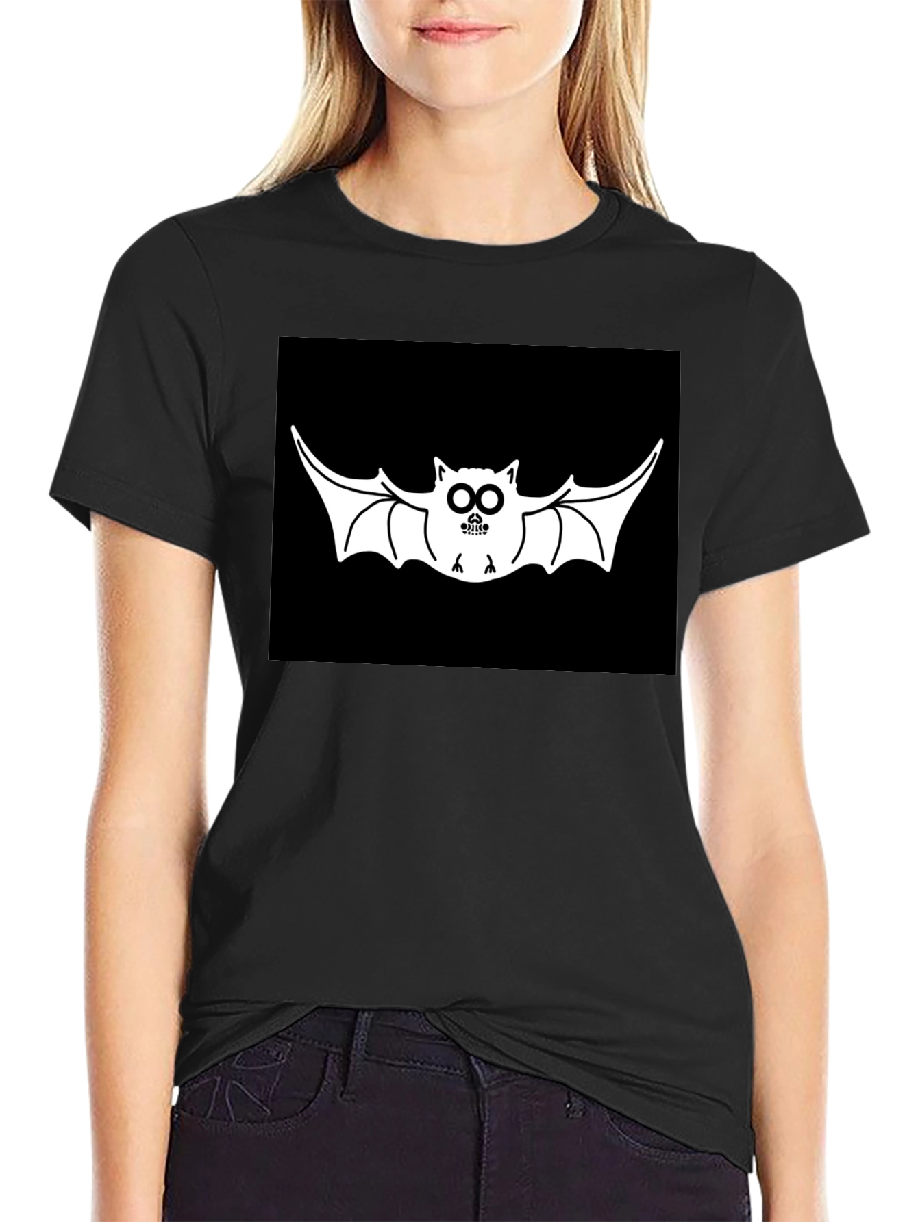 Bat Graphic Tee - Unique Design